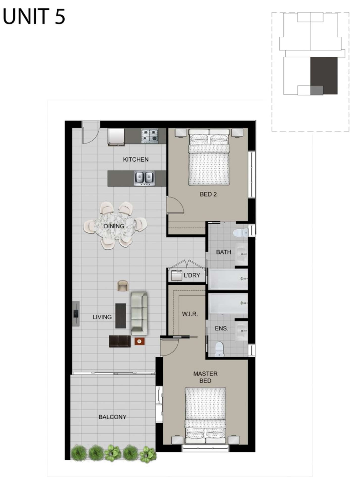 Floorplan of Homely unit listing, 4,5 and 8/10 Ruby Road, Mitchelton QLD 4053