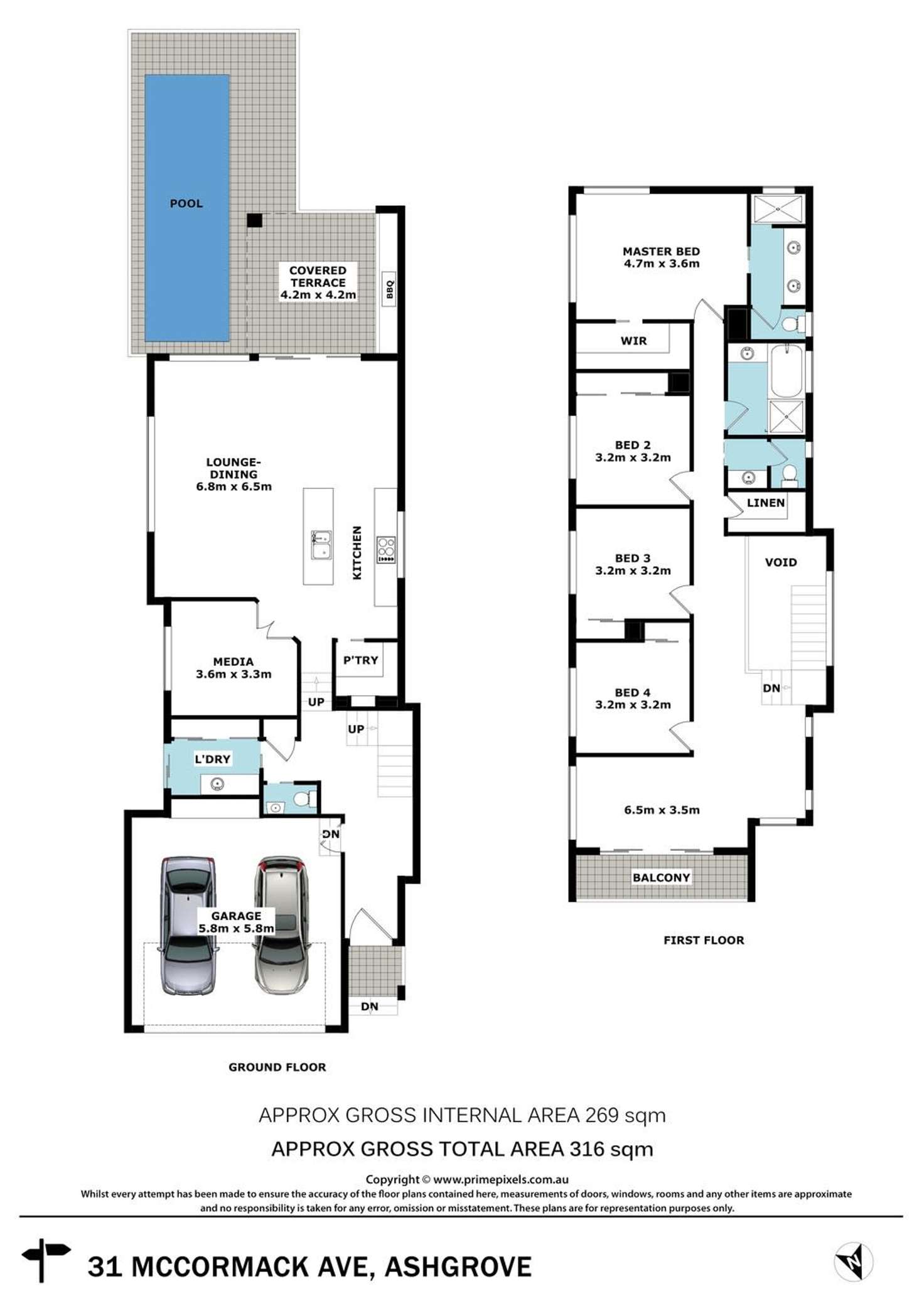 Floorplan of Homely house listing, 31 McCormack Avenue, Ashgrove QLD 4060