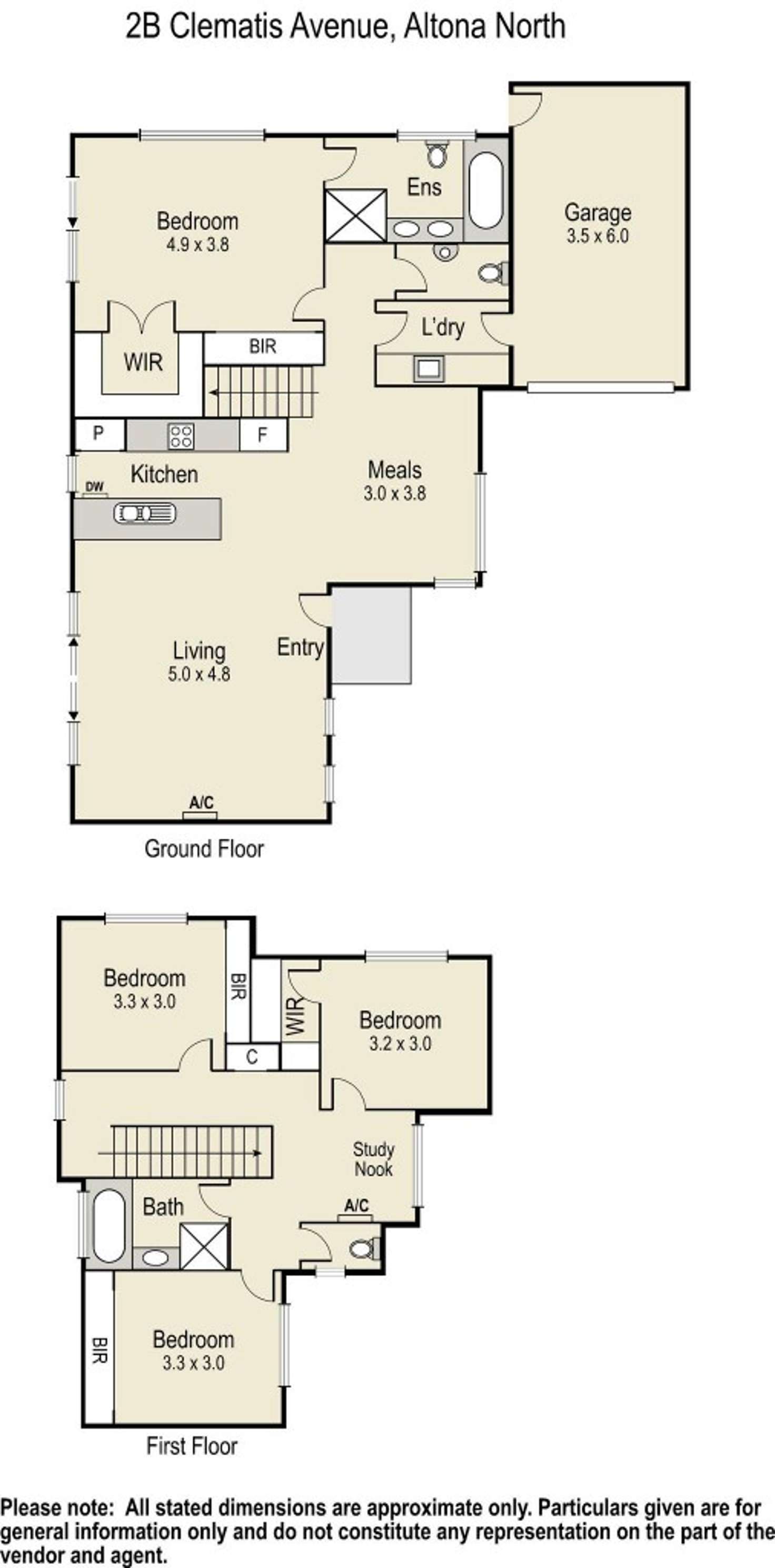 Floorplan of Homely townhouse listing, 2/2 Clematis Avenue, Altona North VIC 3025