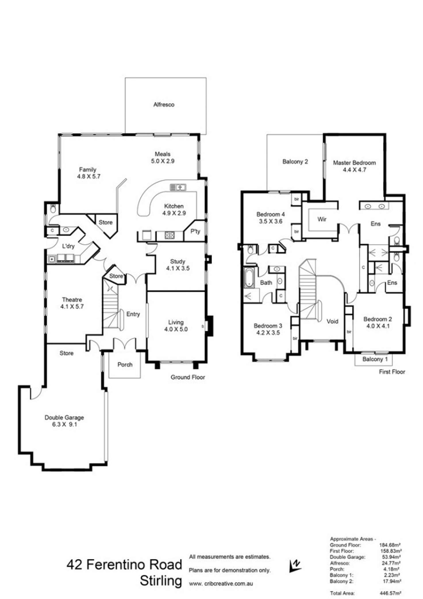 Floorplan of Homely house listing, 42 Ferentino Road, Stirling WA 6021