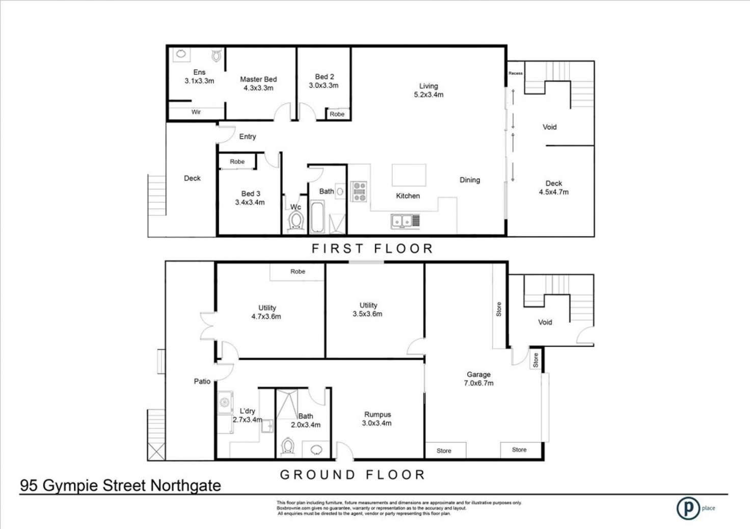 Floorplan of Homely house listing, 95 Gympie Street, Northgate QLD 4013