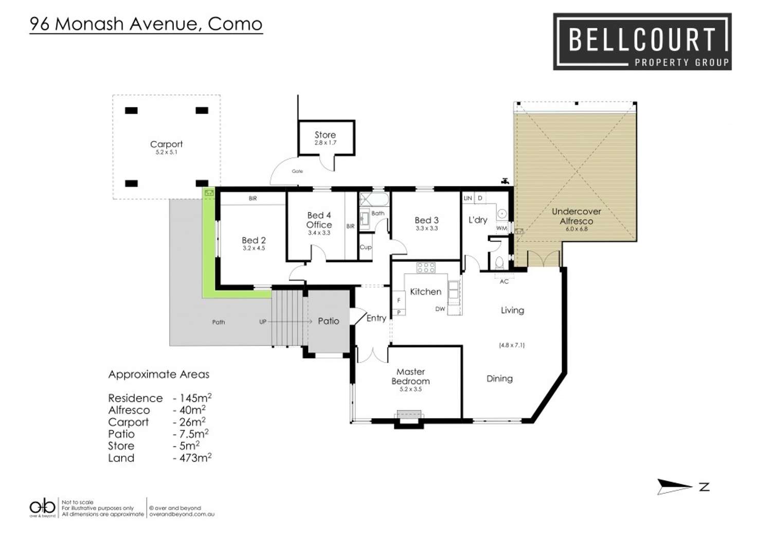 Floorplan of Homely house listing, 96 Monash Avenue, Como WA 6152