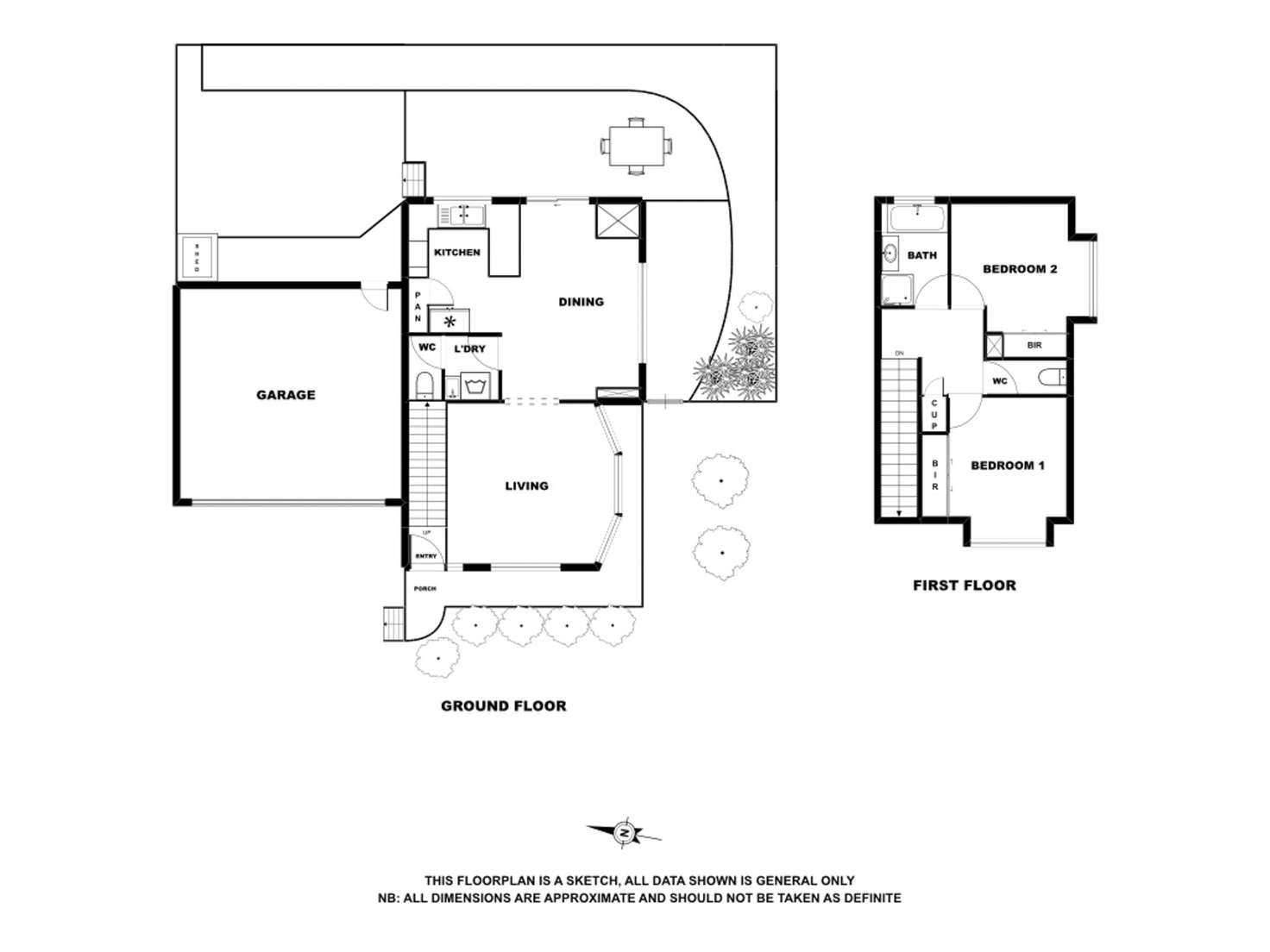 Floorplan of Homely townhouse listing, 12/317 Dorset Road, Boronia VIC 3155
