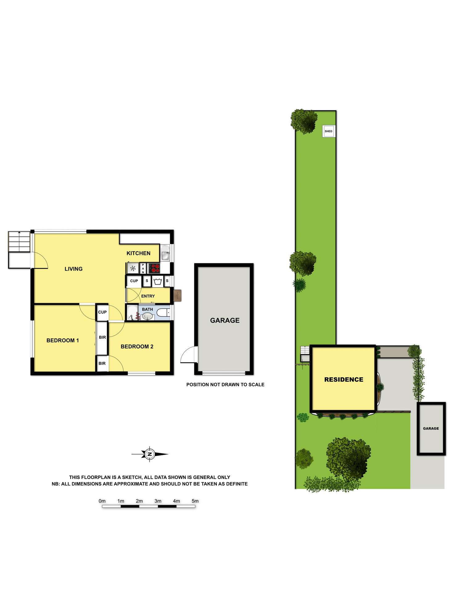 Floorplan of Homely unit listing, 1/45 Army Road, Boronia VIC 3155