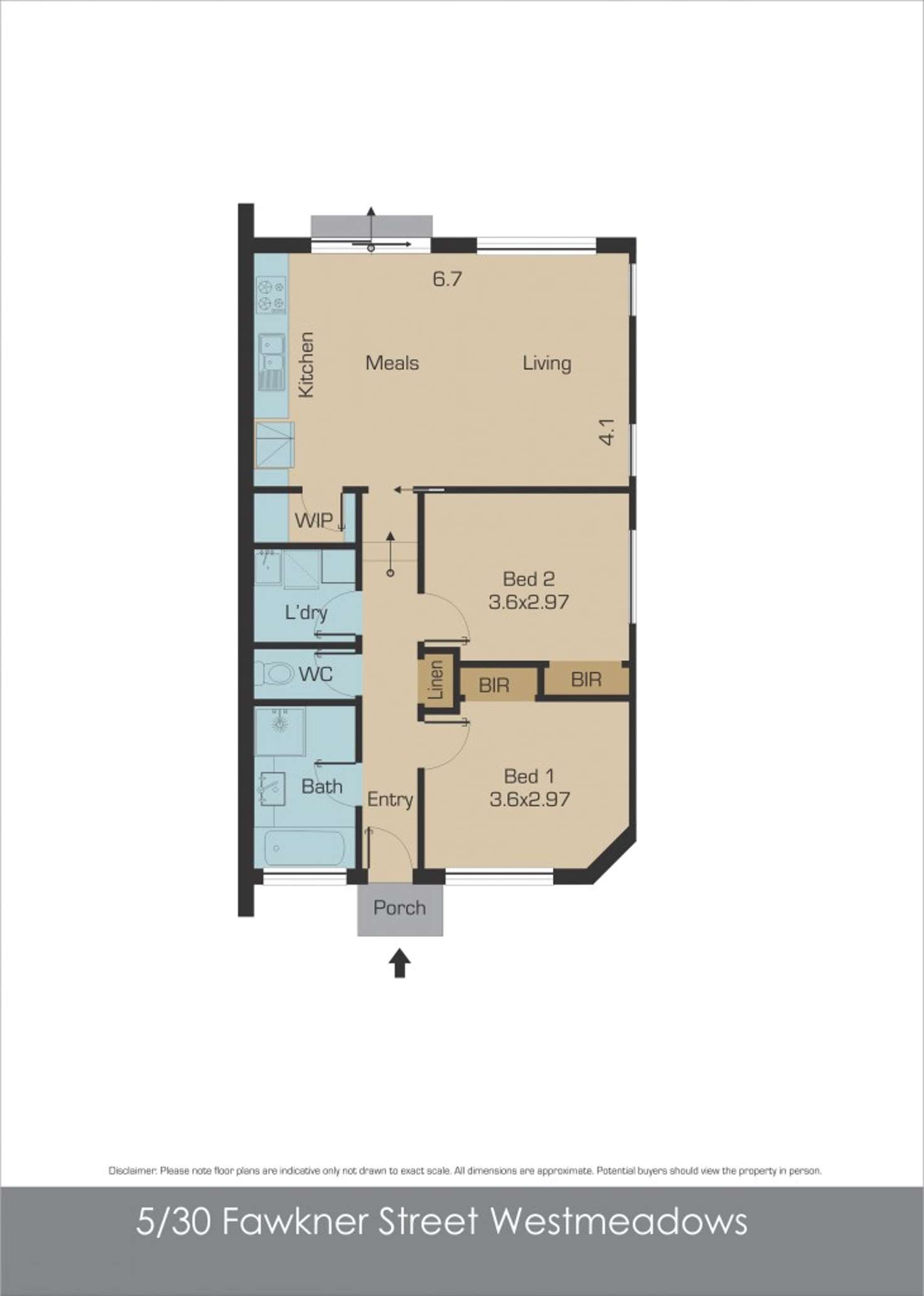 Floorplan of Homely unit listing, 1-9/30 Fawkner Street, Westmeadows VIC 3049