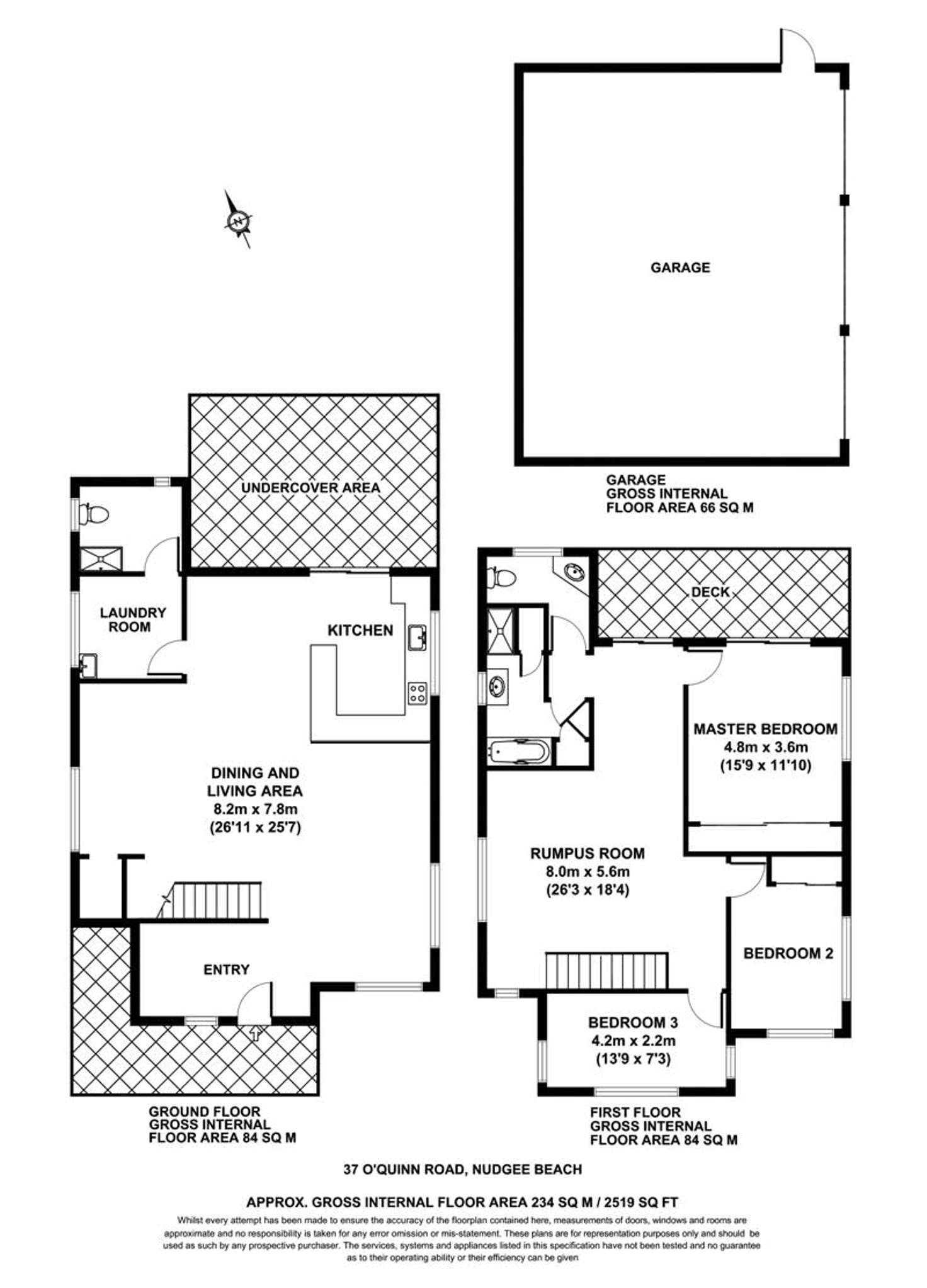 Floorplan of Homely house listing, 37 O'Quinn Street, Nudgee Beach QLD 4014