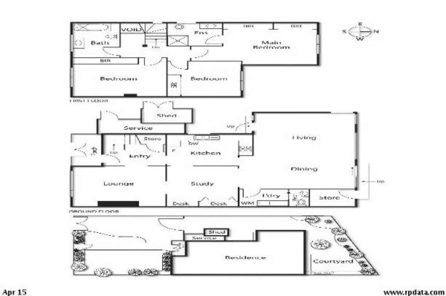 Floorplan of Homely house listing, 331 Howe Parade, Port Melbourne VIC 3207