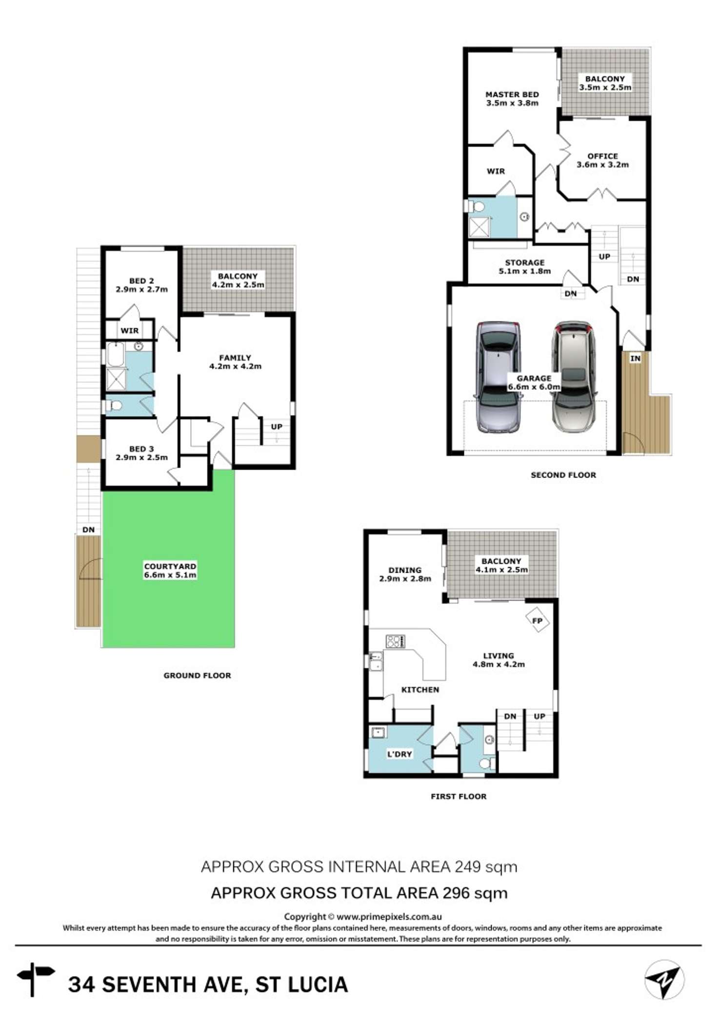 Floorplan of Homely house listing, 34 Seventh Avenue, St Lucia QLD 4067