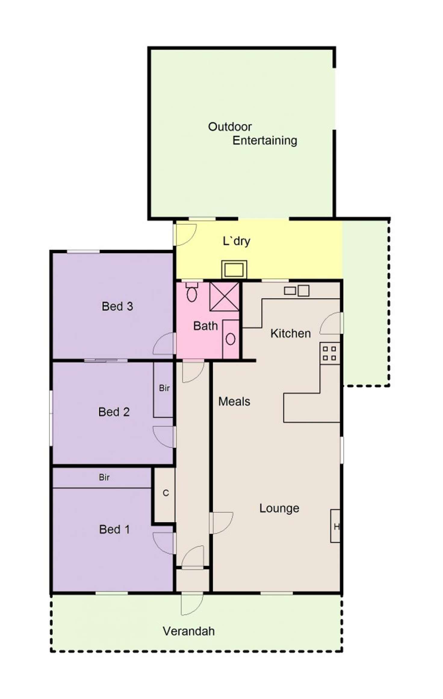 Floorplan of Homely house listing, 239 Humffray Street North, Ballarat East VIC 3350