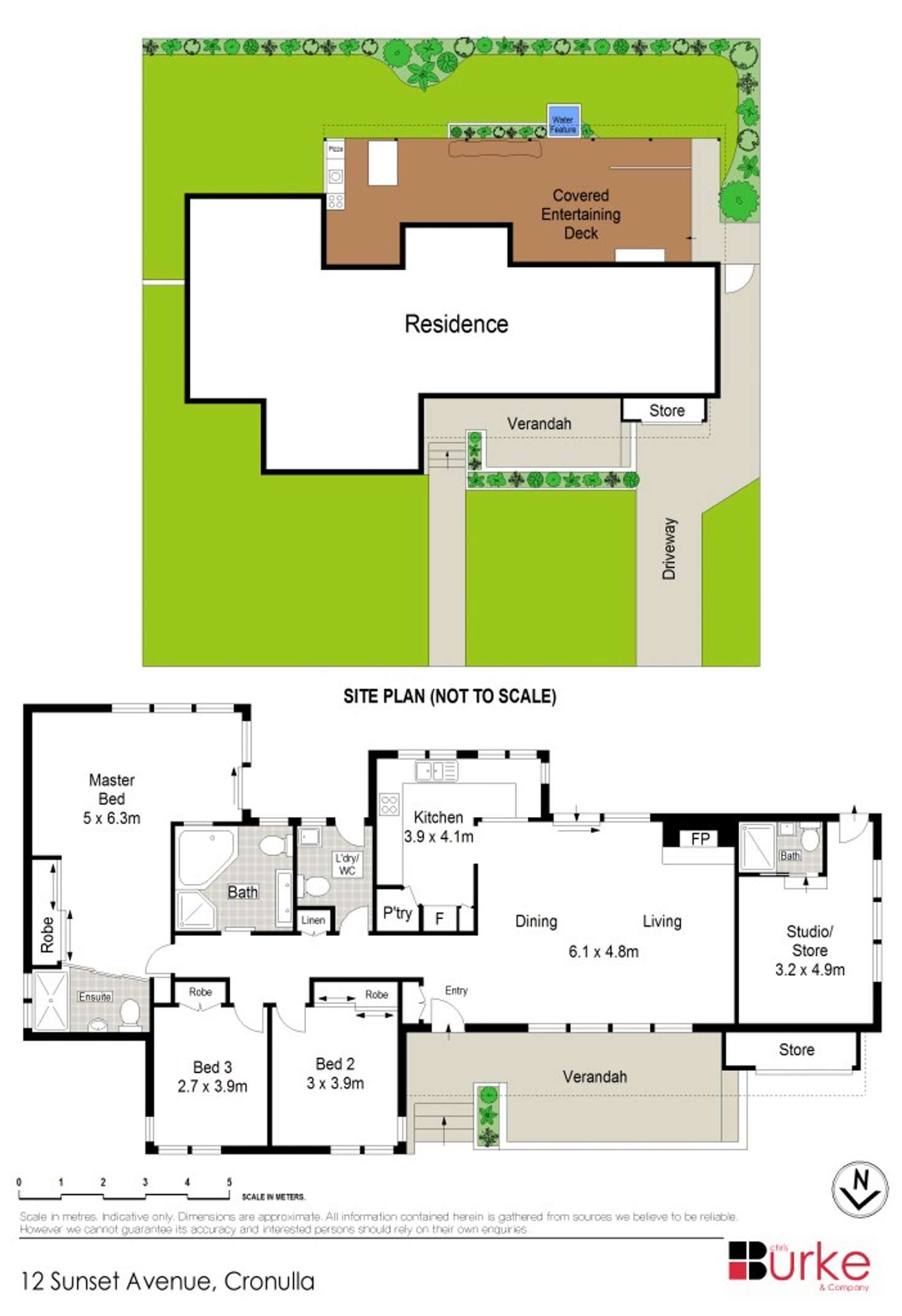 Floorplan of Homely house listing, 12 Sunset Avenue, Cronulla NSW 2230