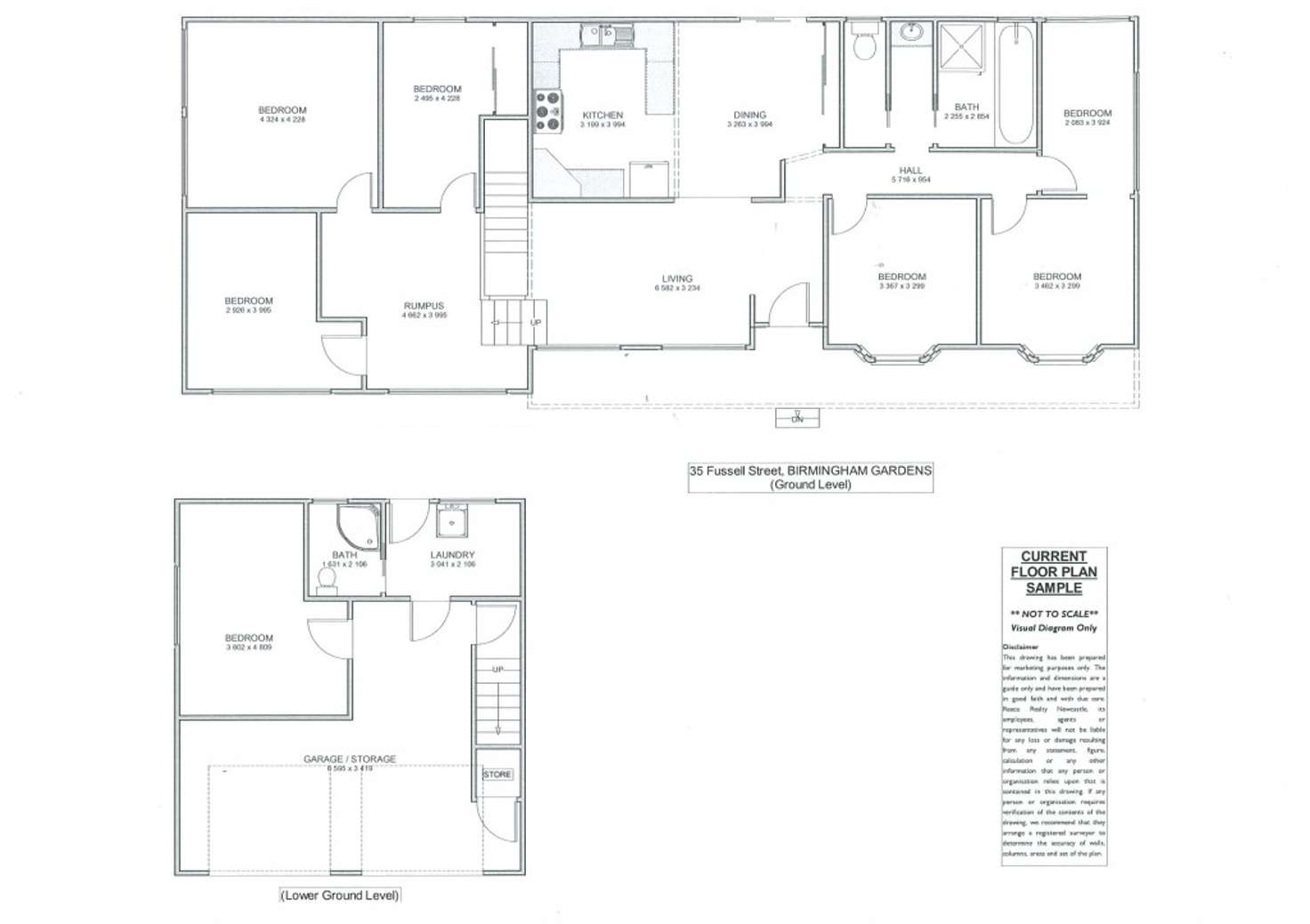 Floorplan of Homely house listing, 35 Fussell Street, Birmingham Gardens NSW 2287