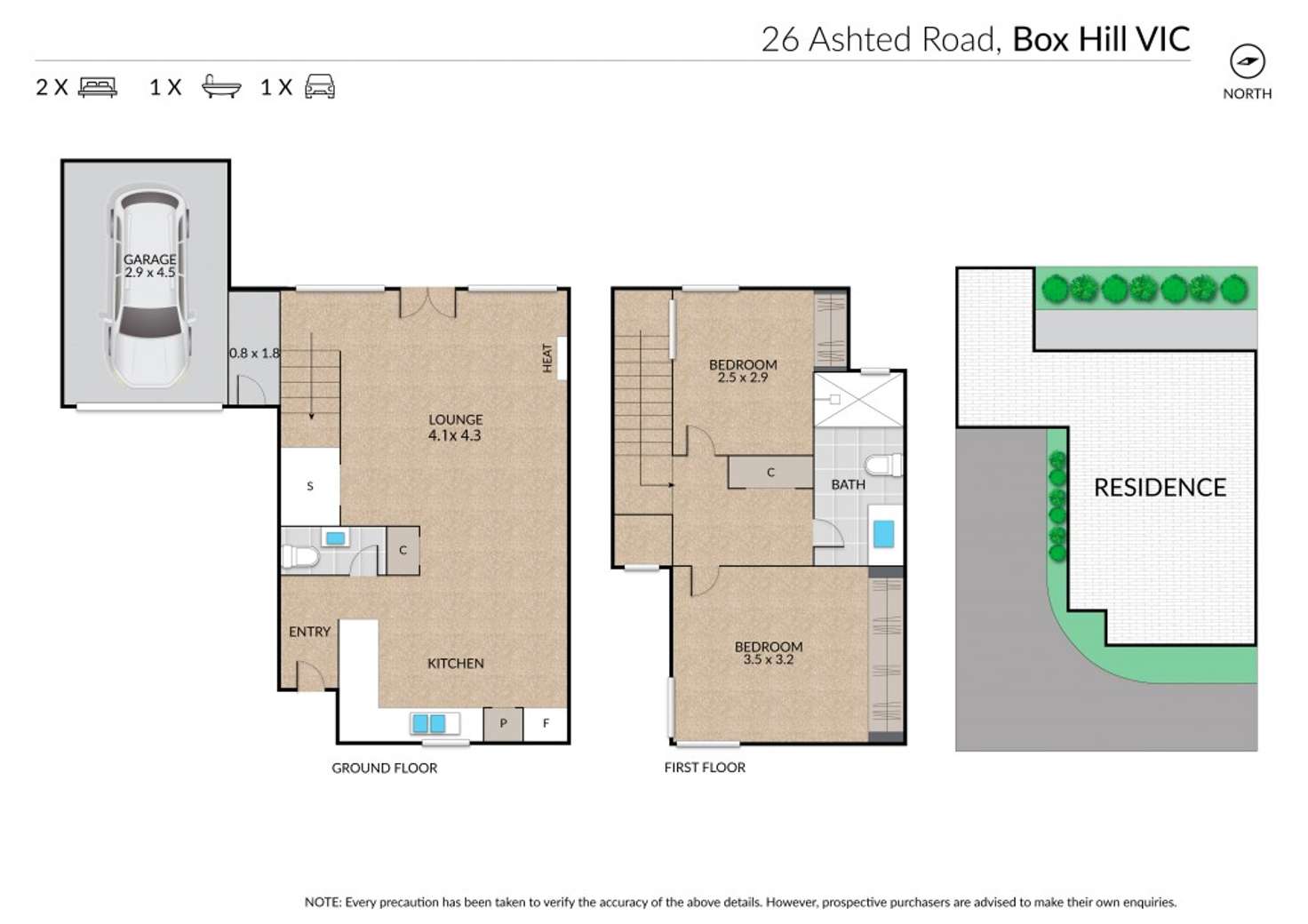Floorplan of Homely townhouse listing, 7/26 Ashted Road, Box Hill VIC 3128