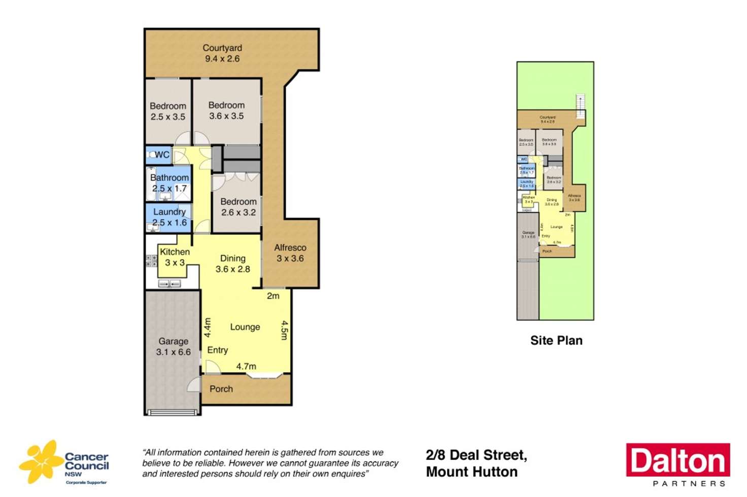 Floorplan of Homely villa listing, 2/8 Deal Street, Mount Hutton NSW 2290