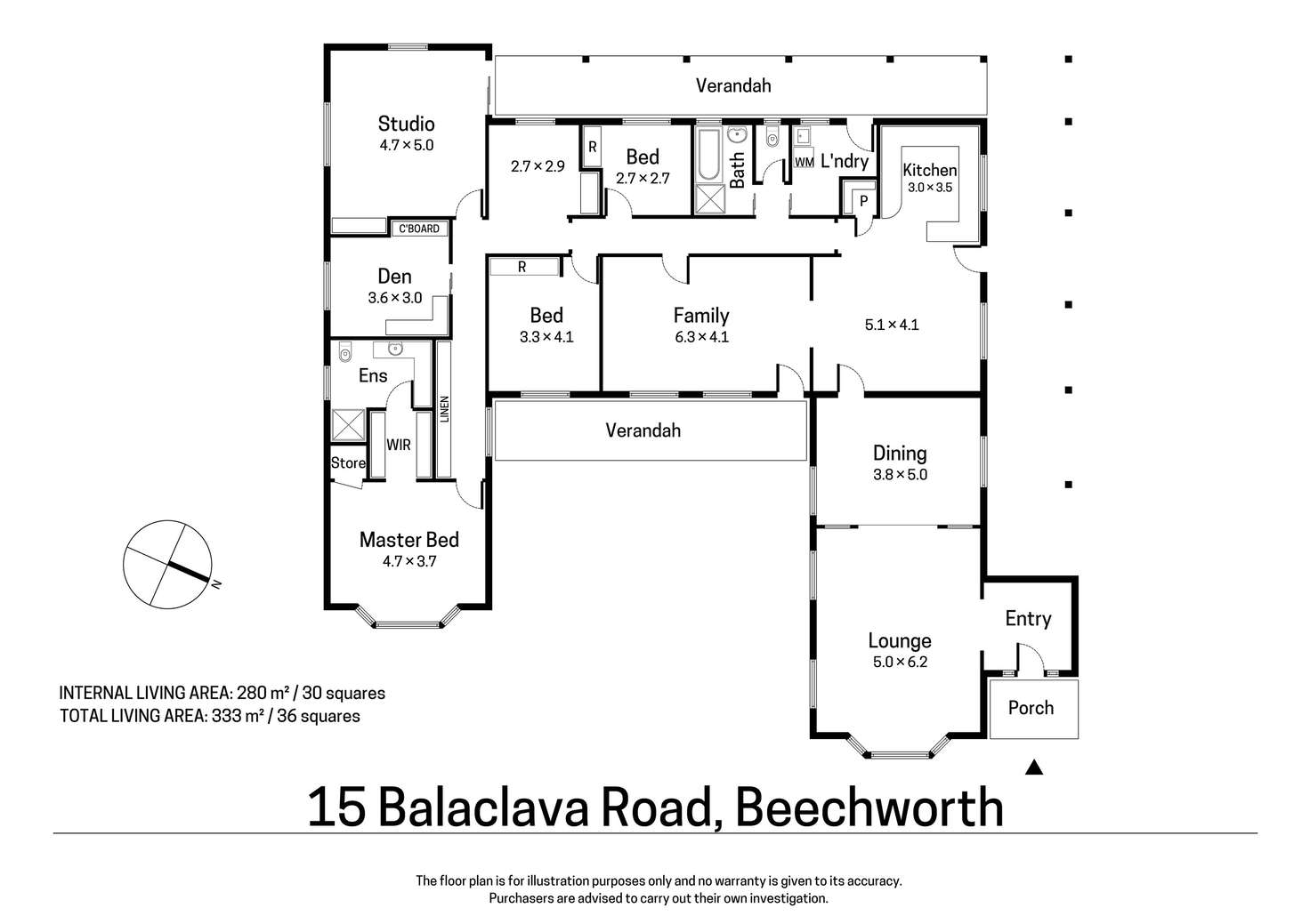 Floorplan of Homely house listing, 15 Balaclava Road, Beechworth VIC 3747