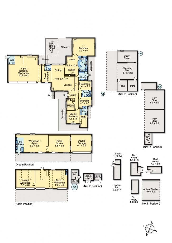 Floorplan of Homely house listing, 895 Frankston - Flinders Road, Somerville VIC 3912