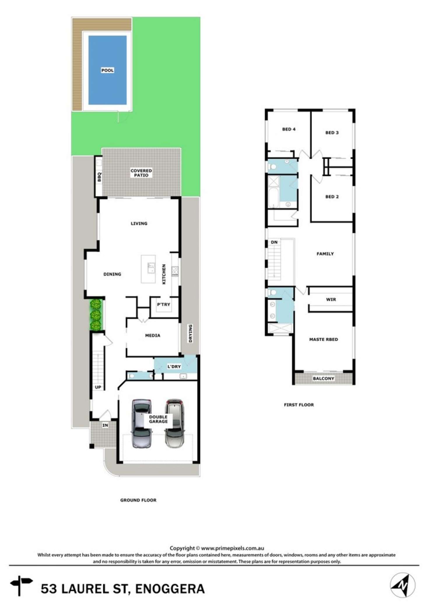 Floorplan of Homely house listing, 53 Laurel Street, Enoggera QLD 4051