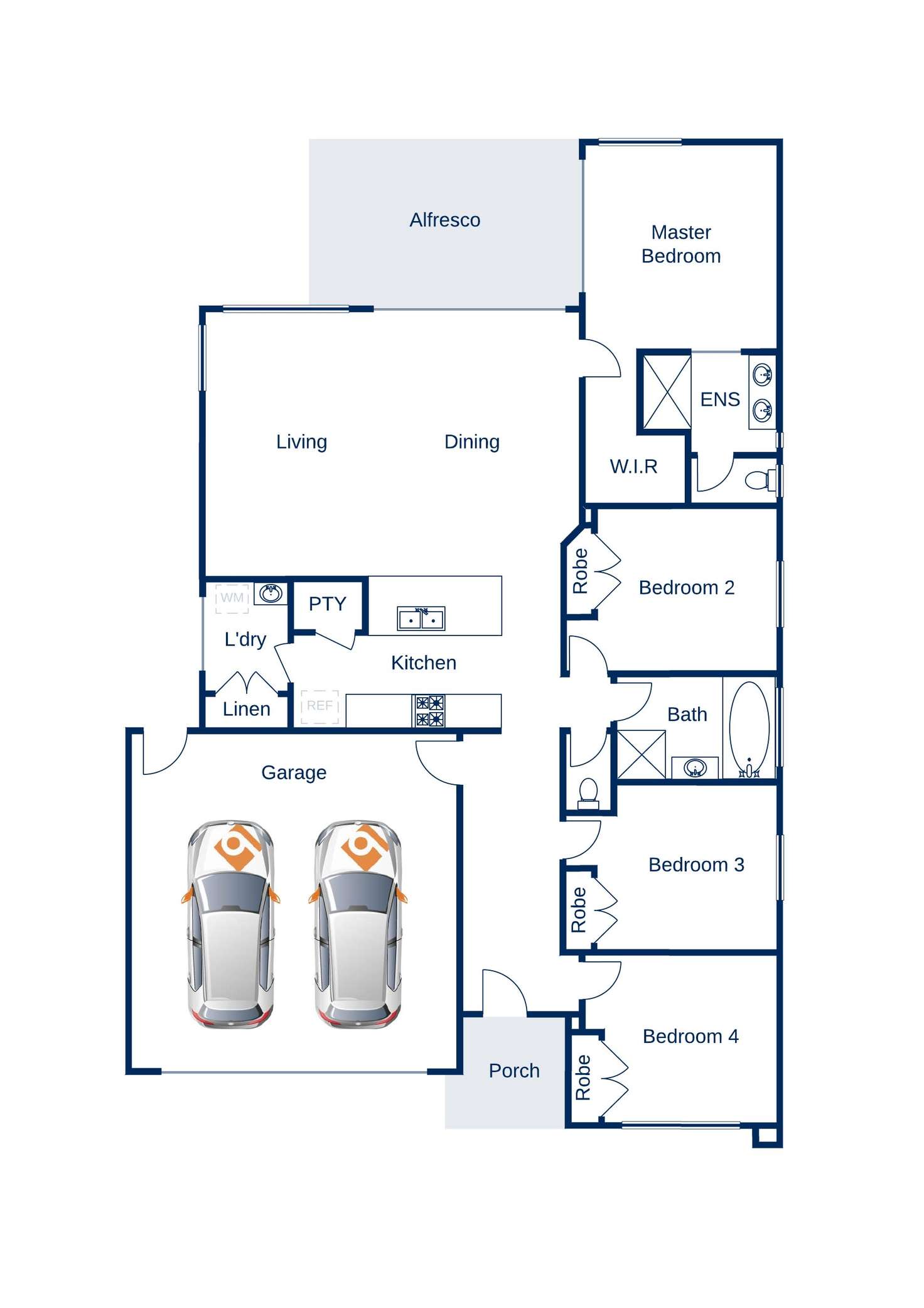 Floorplan of Homely house listing, 10 Thirlmere Street, North Lakes QLD 4509