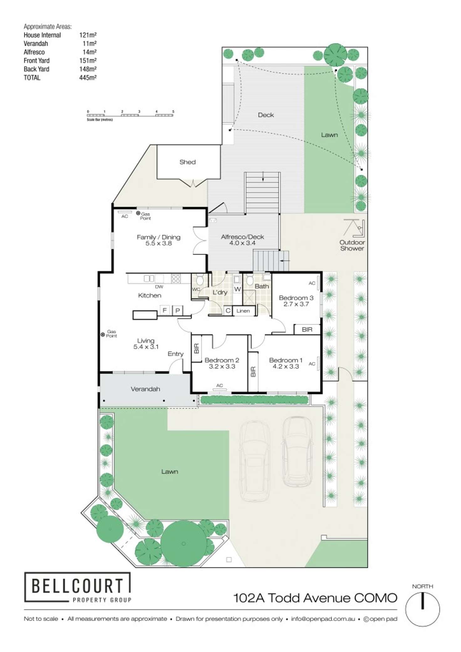 Floorplan of Homely house listing, 102A Todd Avenue, Como WA 6152