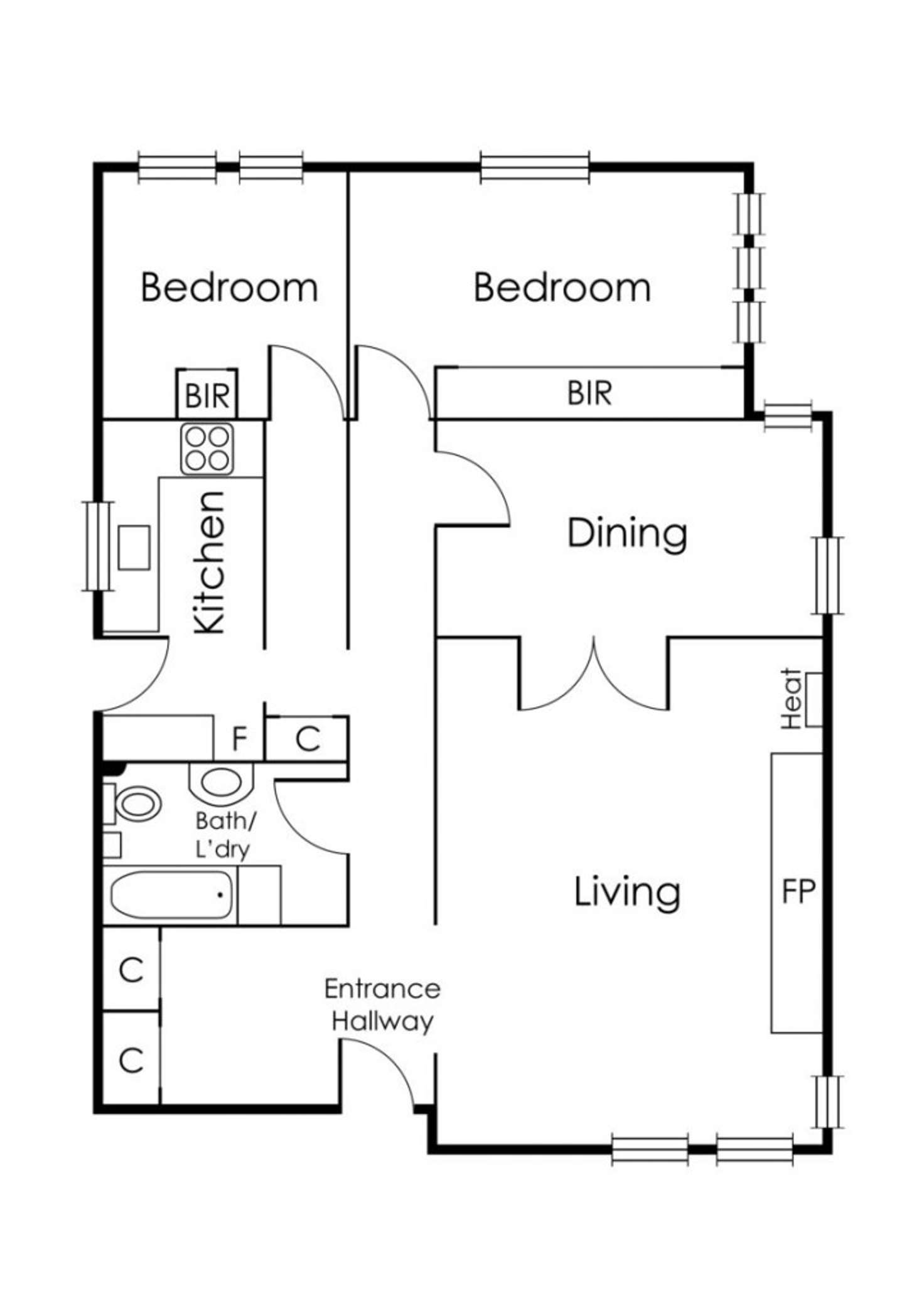 Floorplan of Homely apartment listing, 8/100 Toorak Road West, South Yarra VIC 3141