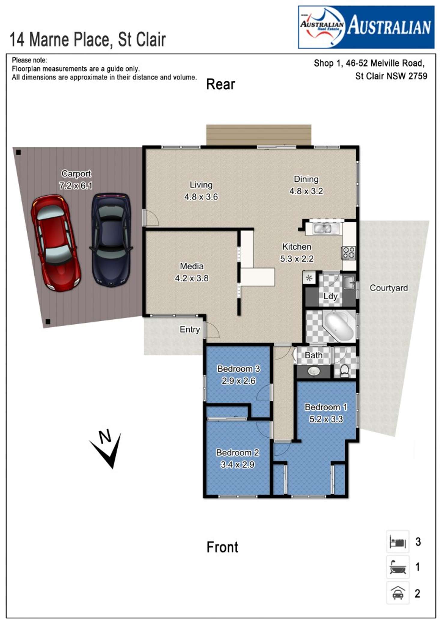 Floorplan of Homely house listing, 14 Marne Place, St Clair NSW 2759