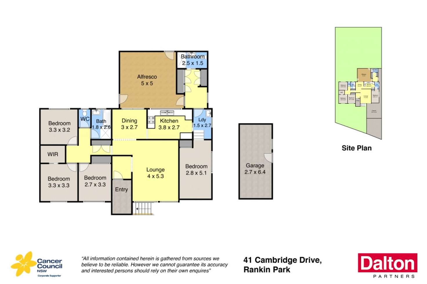 Floorplan of Homely house listing, 41 Cambridge Drive, Rankin Park NSW 2287