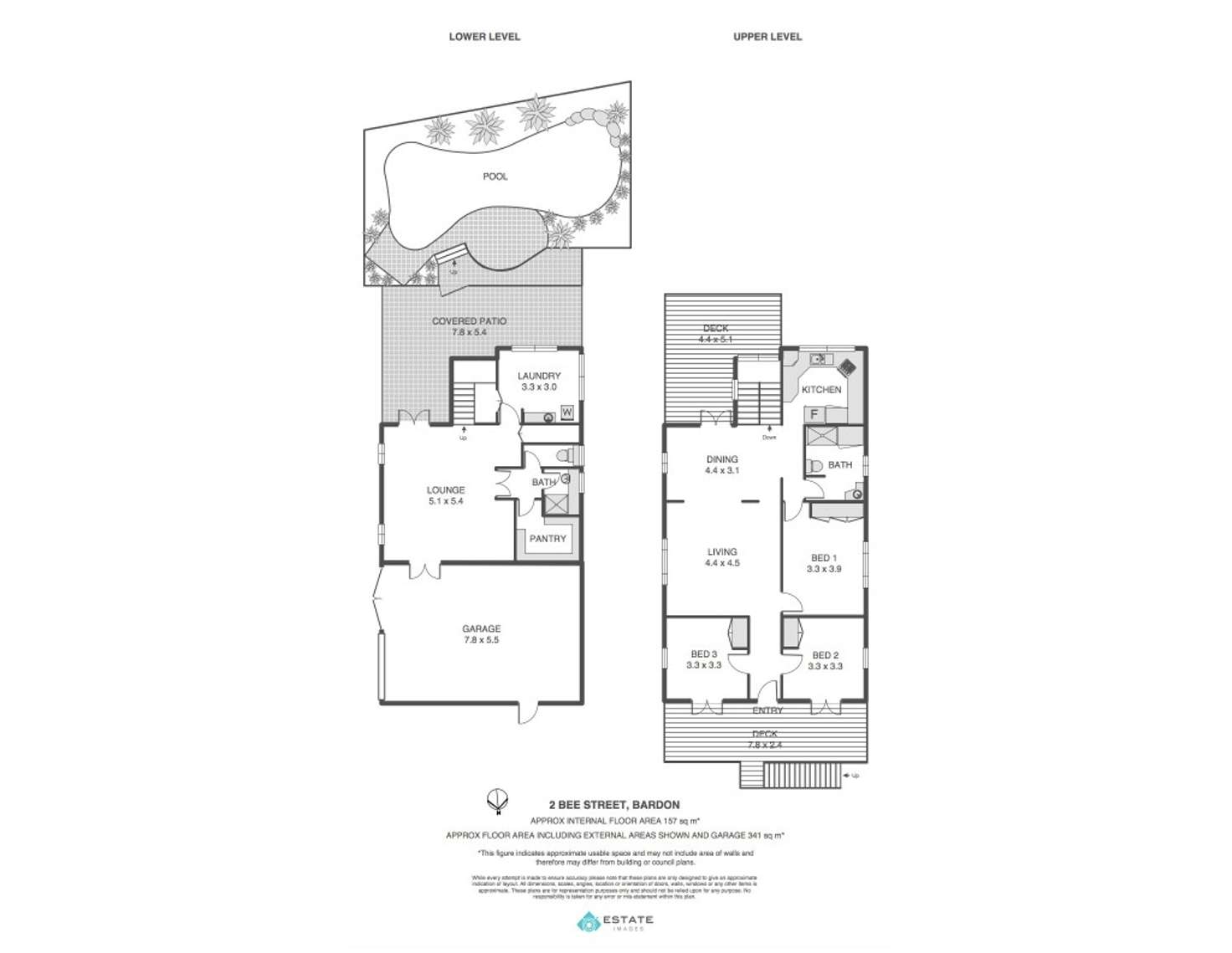 Floorplan of Homely house listing, 2 Bee St, Bardon QLD 4065