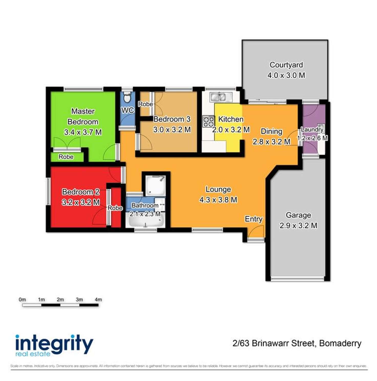 Floorplan of Homely house listing, 2/63 Brinawarr Street, Bomaderry NSW 2541