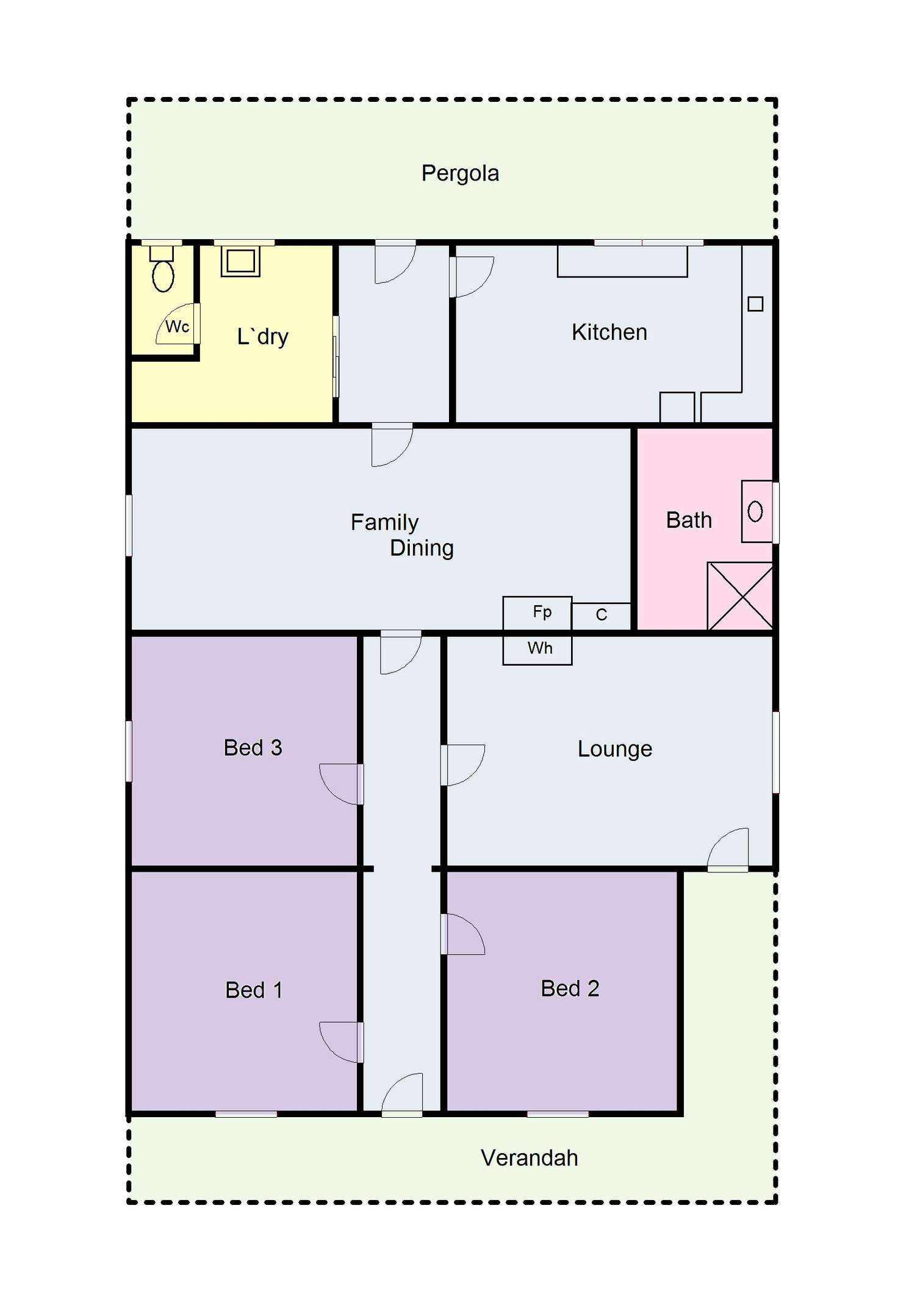 Floorplan of Homely house listing, 5 Speke Street, Beaufort VIC 3373
