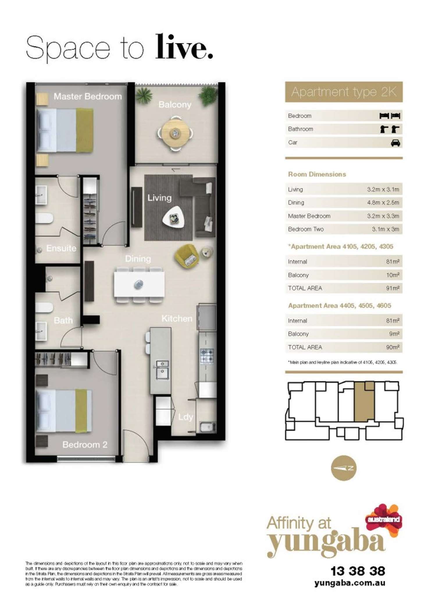 Floorplan of Homely apartment listing, 4205/15 Anderson Street, Kangaroo Point QLD 4169