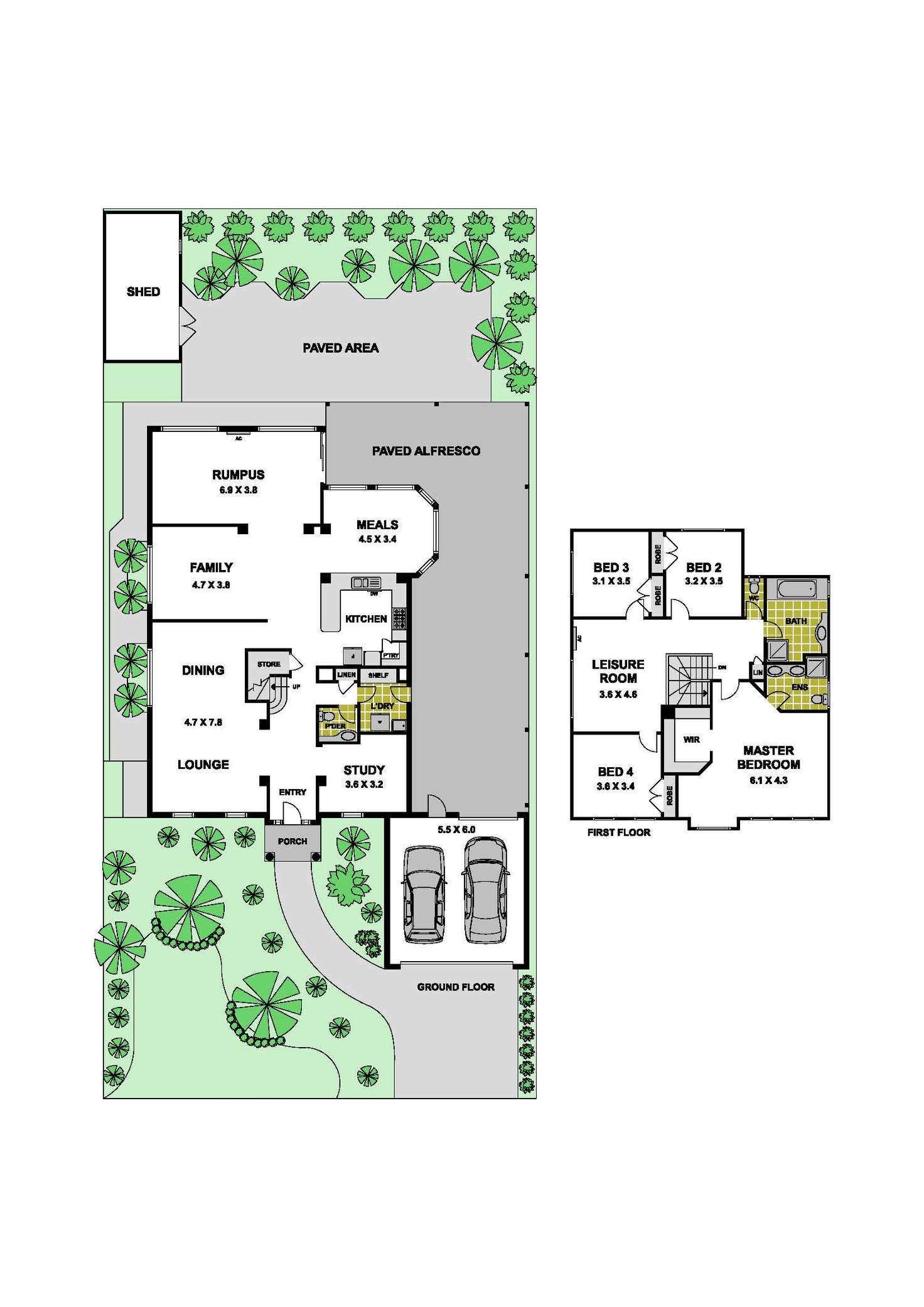 Floorplan of Homely house listing, 12 Chandos Place, Attwood VIC 3049
