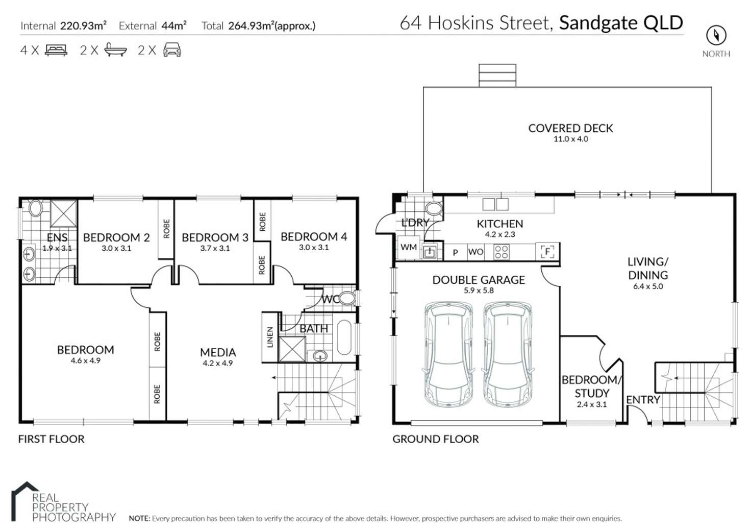 Floorplan of Homely house listing, 64 Hoskins Street, Sandgate QLD 4017