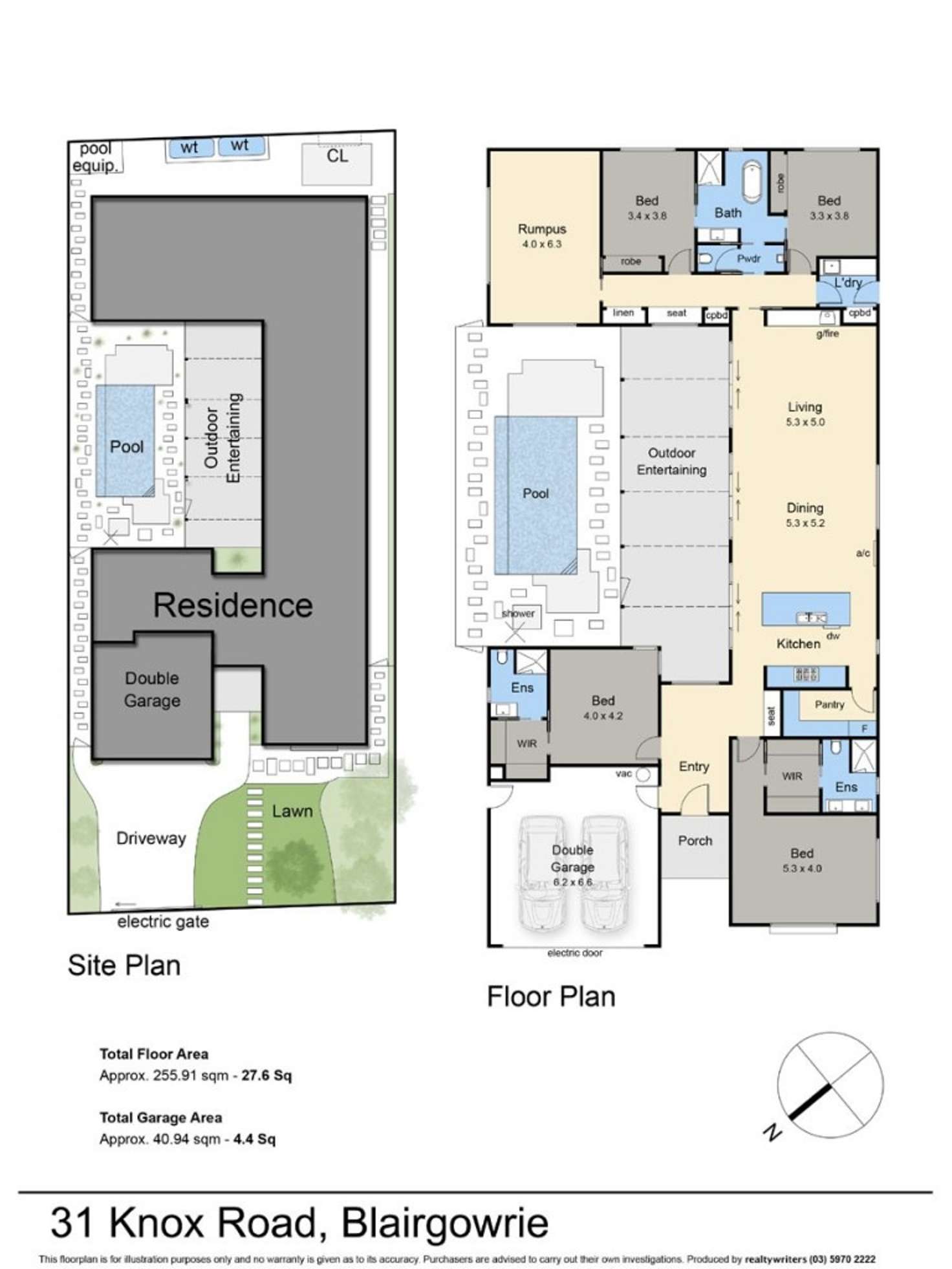 Floorplan of Homely house listing, 31 Knox Road, Blairgowrie VIC 3942