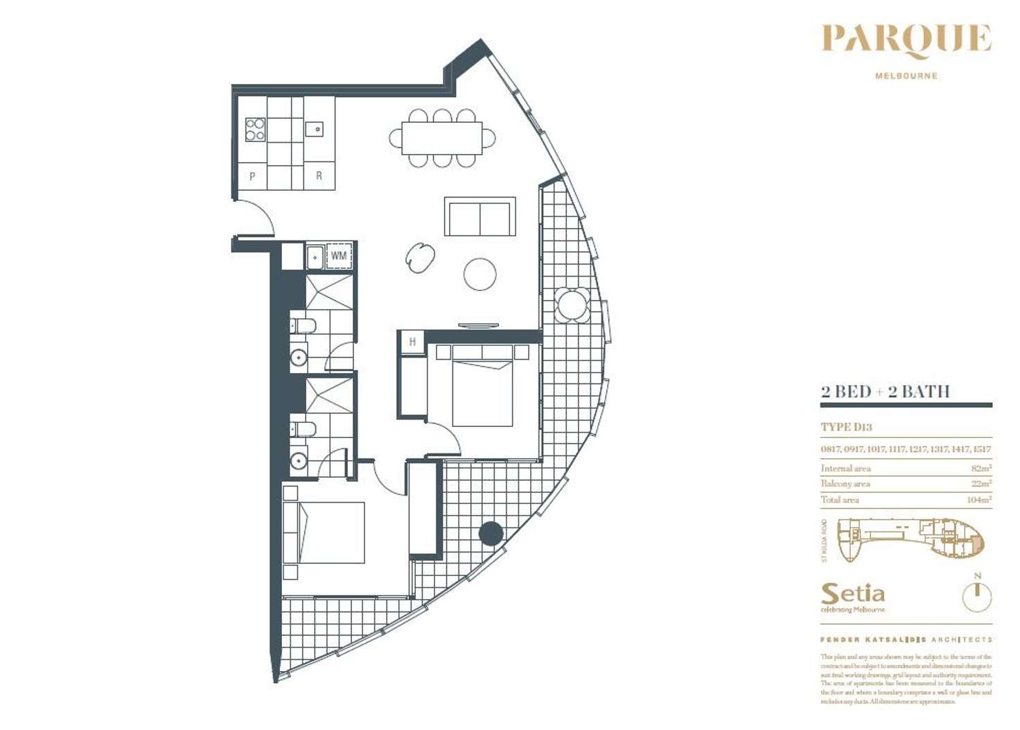 Floorplan of Homely apartment listing, ../555 St Kilda Road, Melbourne VIC 3004