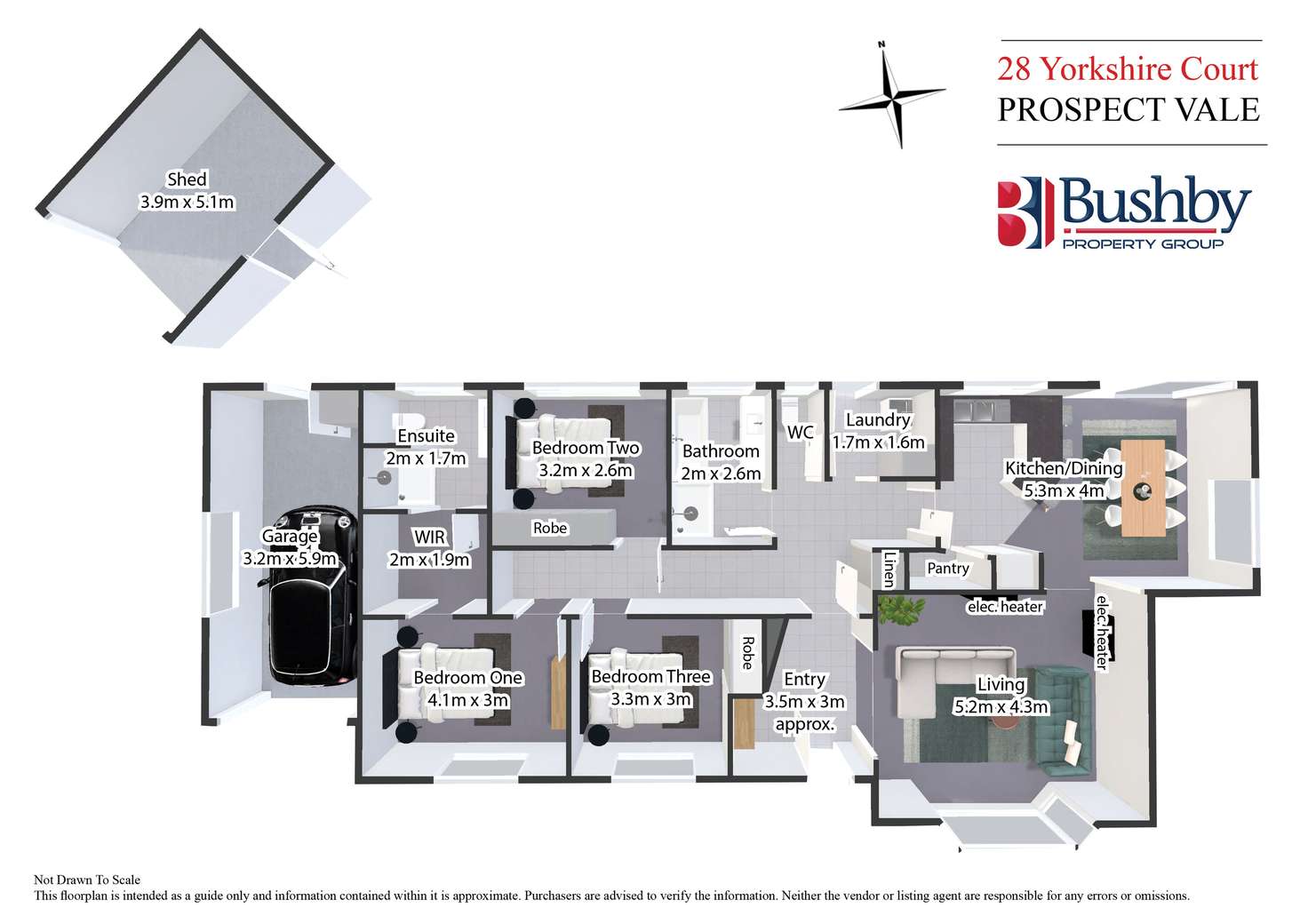 Floorplan of Homely house listing, 28 Yorkshire Court, Prospect Vale TAS 7250