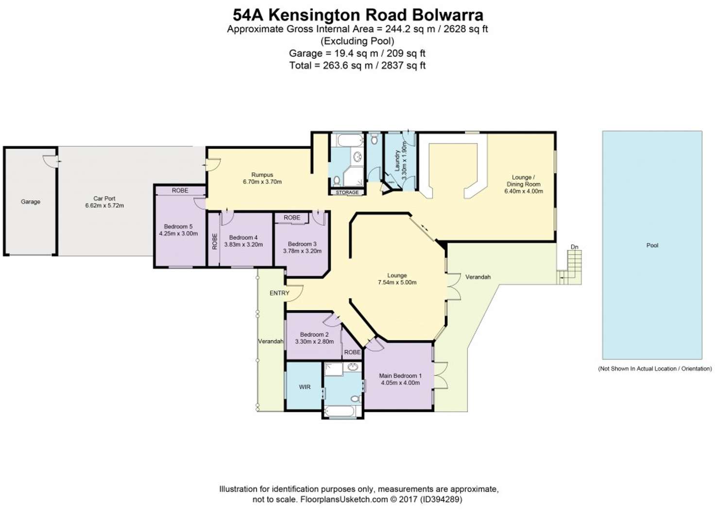 Floorplan of Homely house listing, 54A Kensington Road, Bolwarra NSW 2320