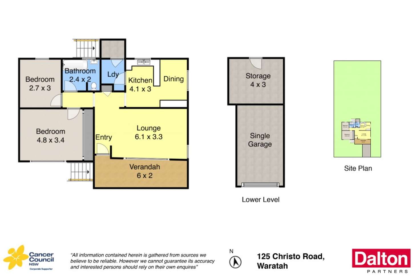 Floorplan of Homely house listing, 125 Christo Road, Waratah NSW 2298