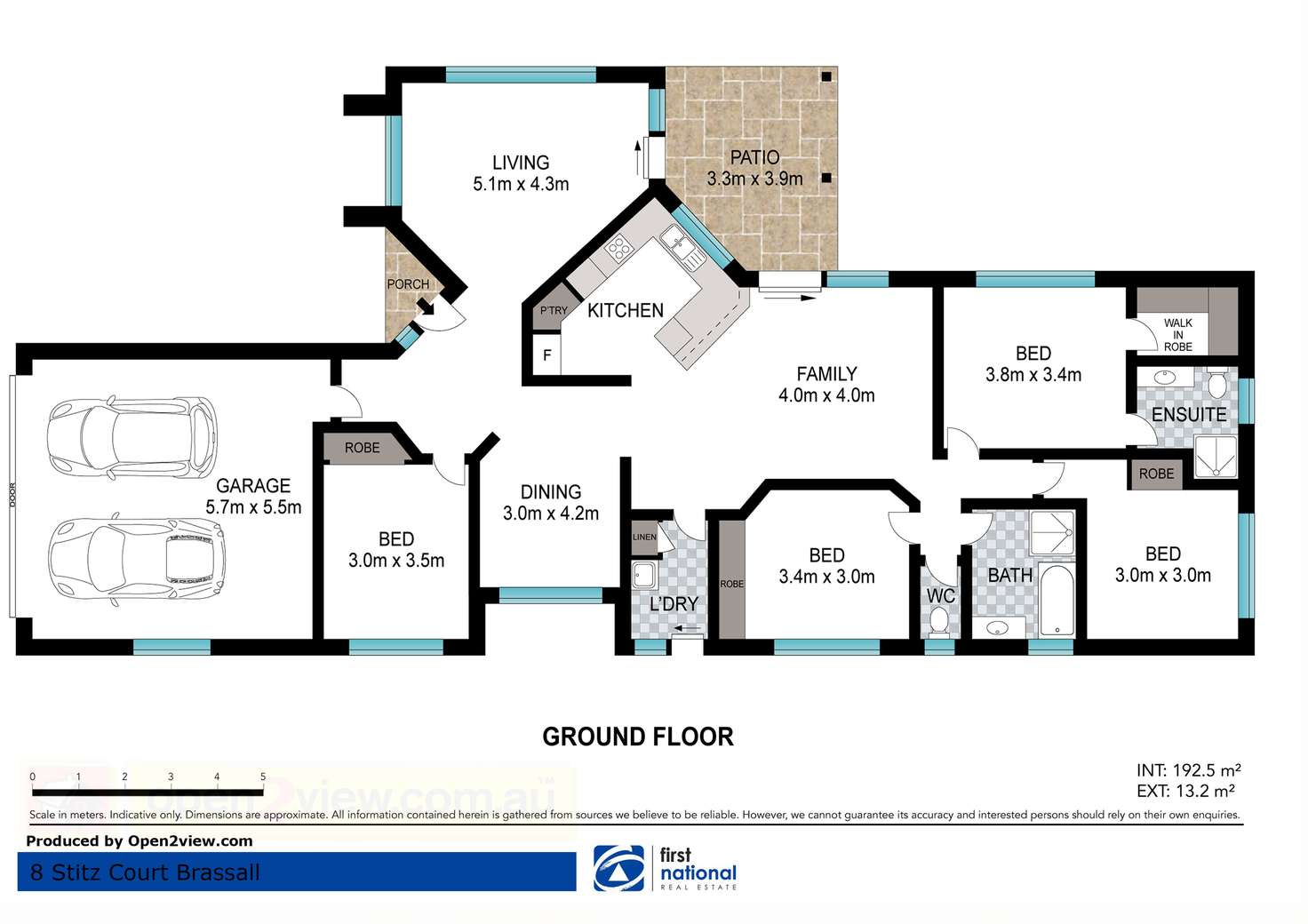 Floorplan of Homely house listing, 8 Stitz Court, Brassall QLD 4305