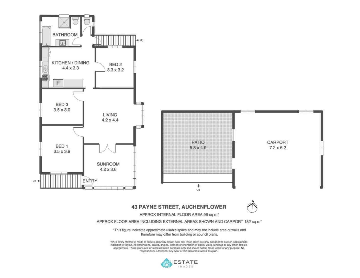 Floorplan of Homely house listing, 43 Payne St, Auchenflower QLD 4066