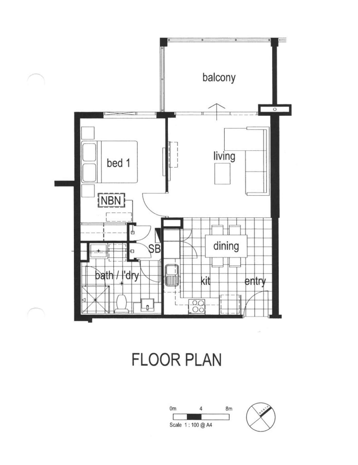 Floorplan of Homely apartment listing, 43/131 Harold Street, Highgate WA 6003