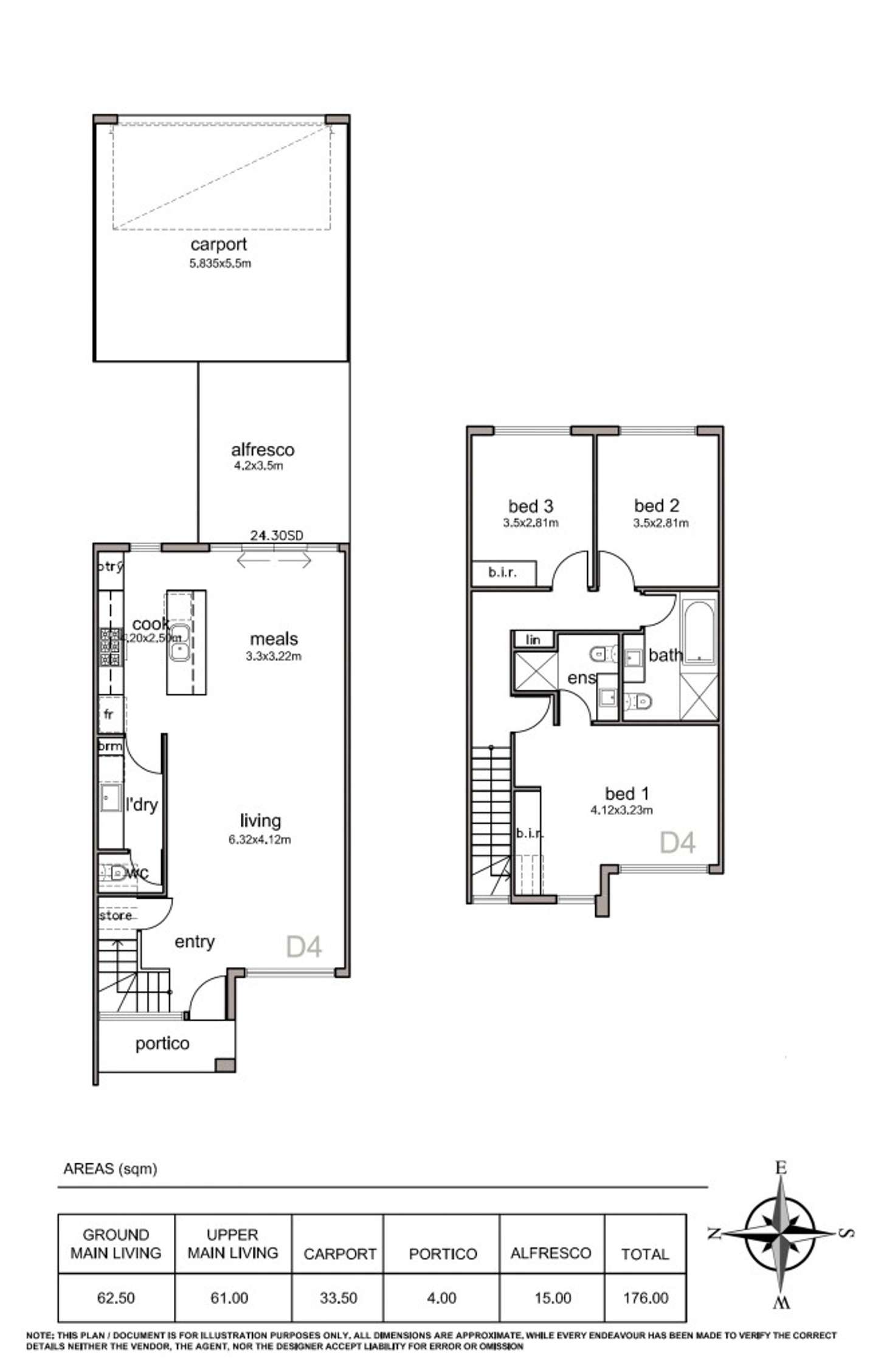 Floorplan of Homely house listing, Res 4/68 Hancock Avenue, Campbelltown SA 5074