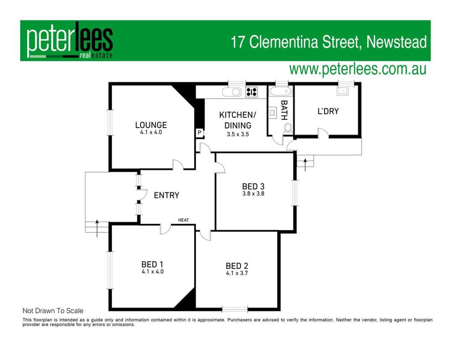 Floorplan of Homely house listing, 17 Clementina Street, Newstead TAS 7250