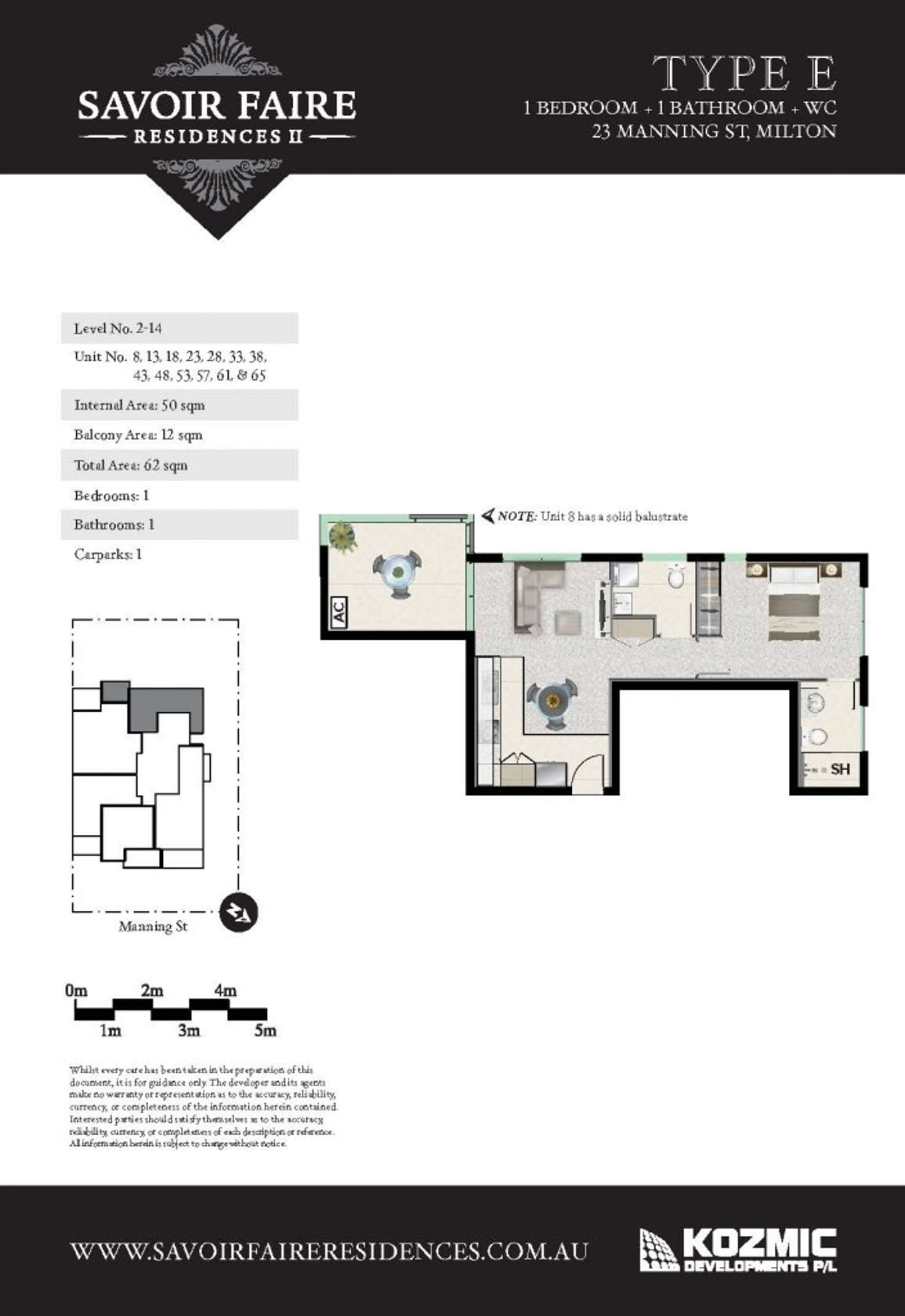 Floorplan of Homely apartment listing, 23/21 Manning, Milton QLD 4064