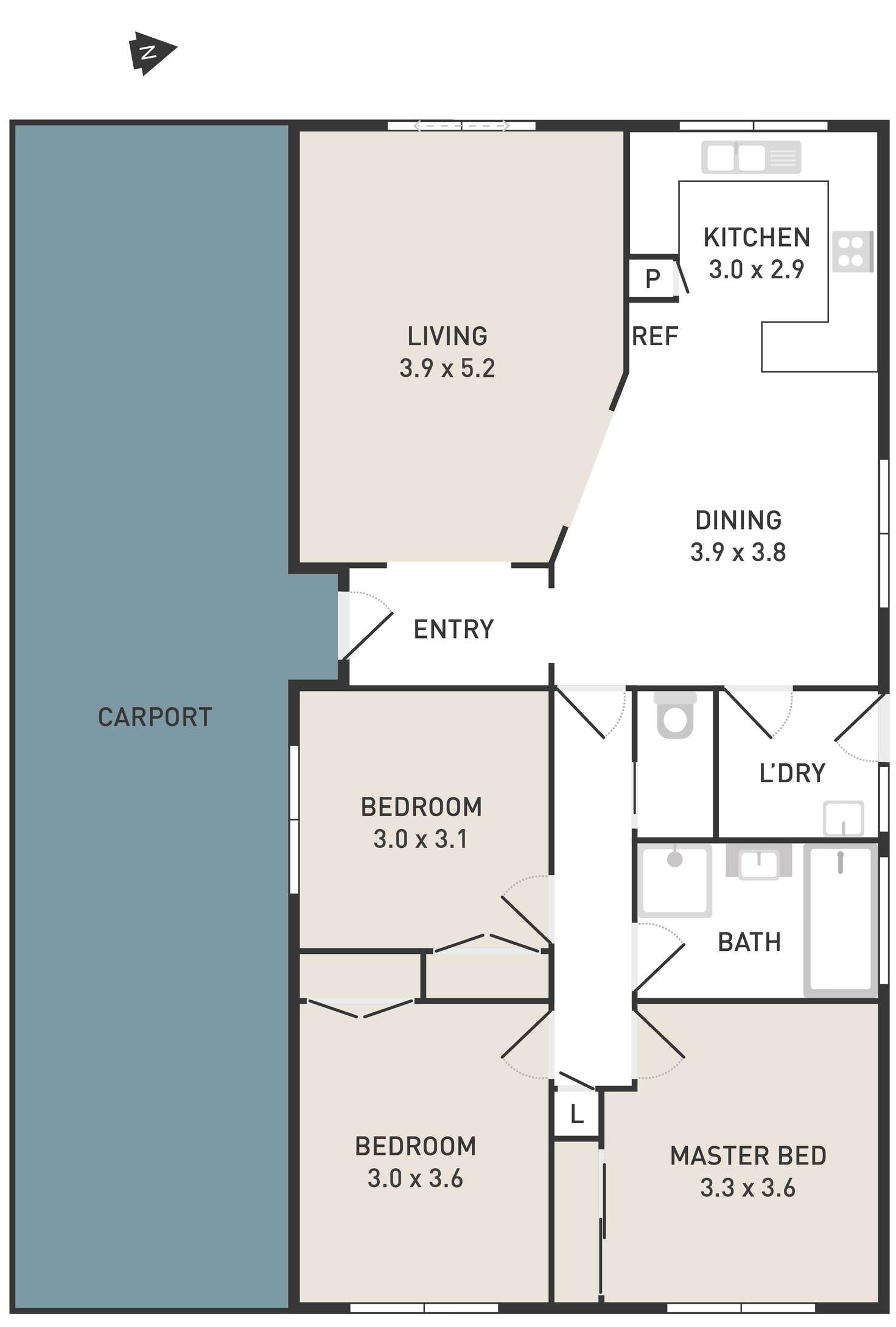 Floorplan of Homely house listing, 12 Kiora Street, Altona Meadows VIC 3028