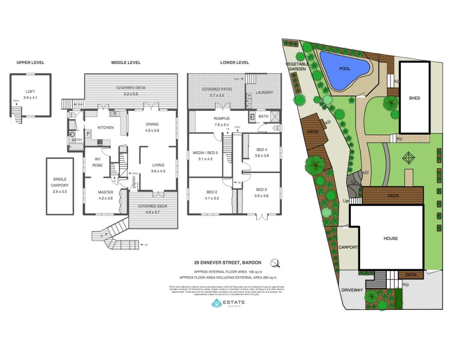 Floorplan of Homely house listing, 29 Ennever Street, Bardon QLD 4065