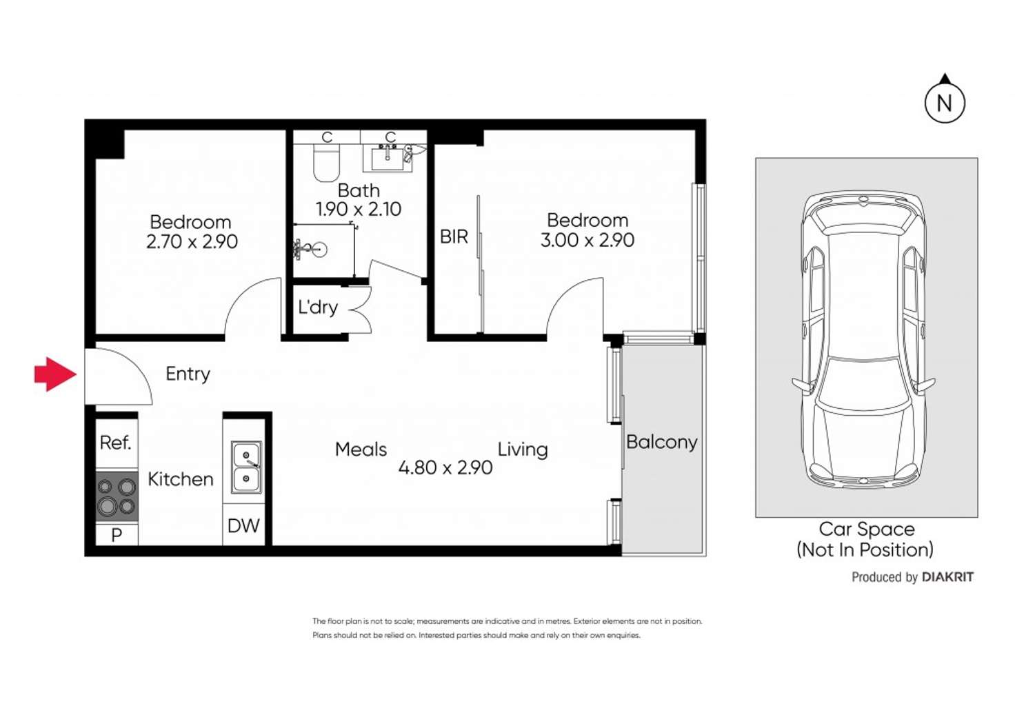 Floorplan of Homely apartment listing, 103/11 Flockhart Street, Abbotsford VIC 3067