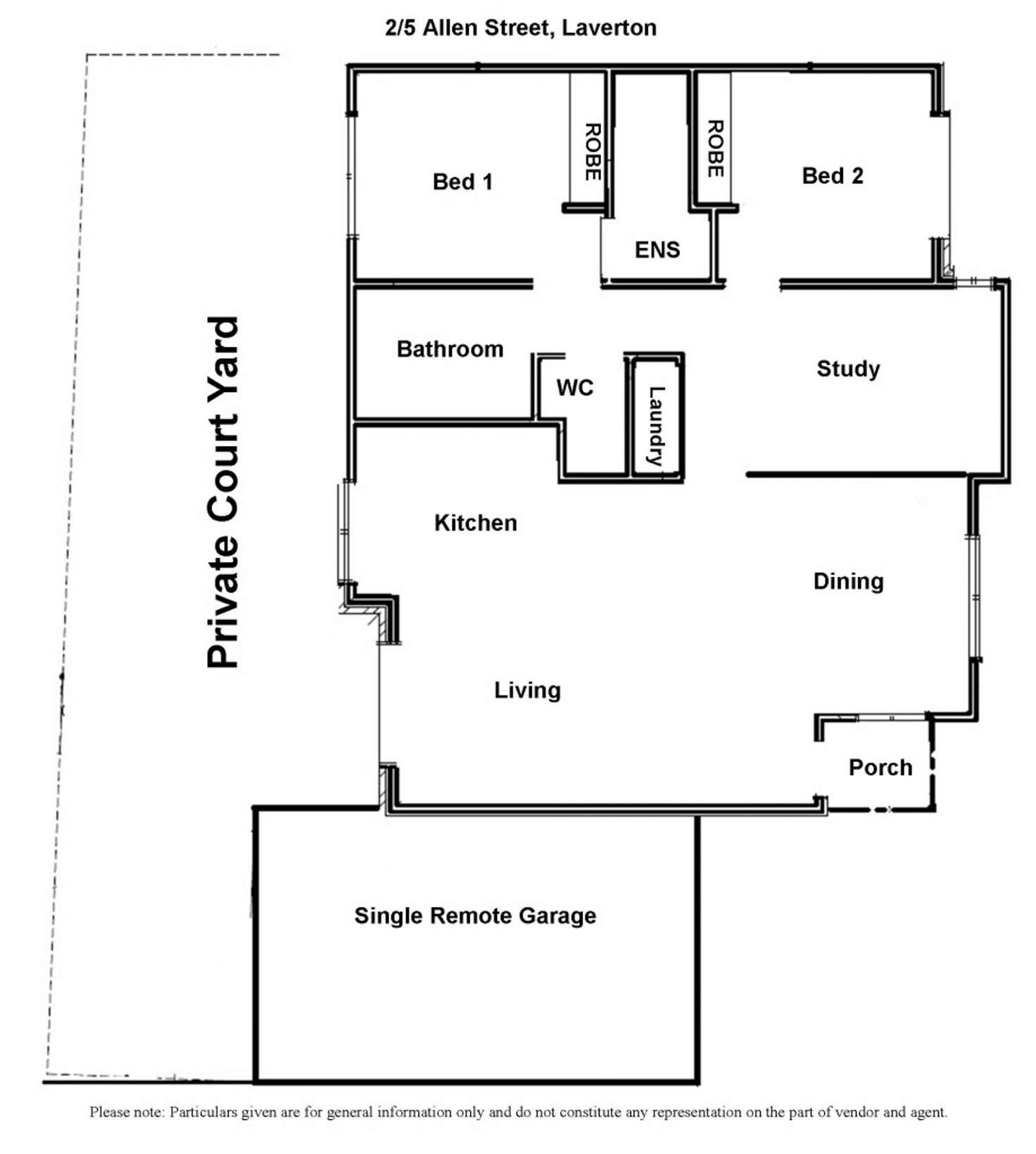 Floorplan of Homely unit listing, 2/5 Allen Street, Laverton VIC 3028