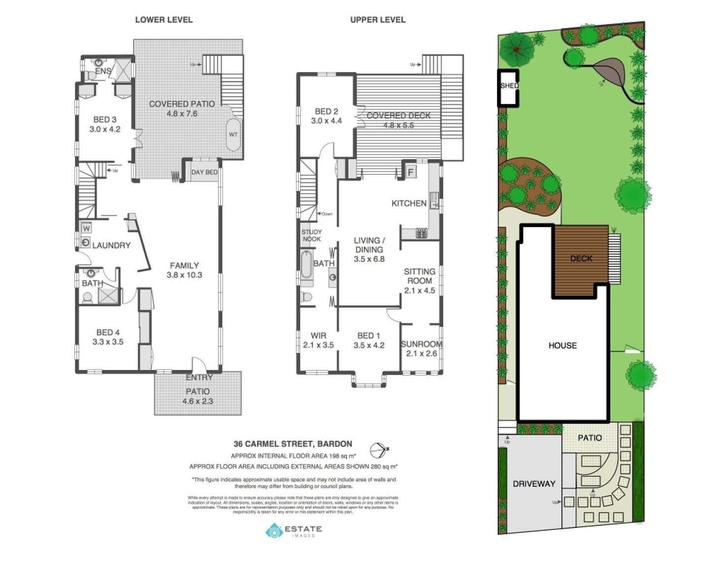 Floorplan of Homely house listing, 36 Carmel Street, Bardon QLD 4065