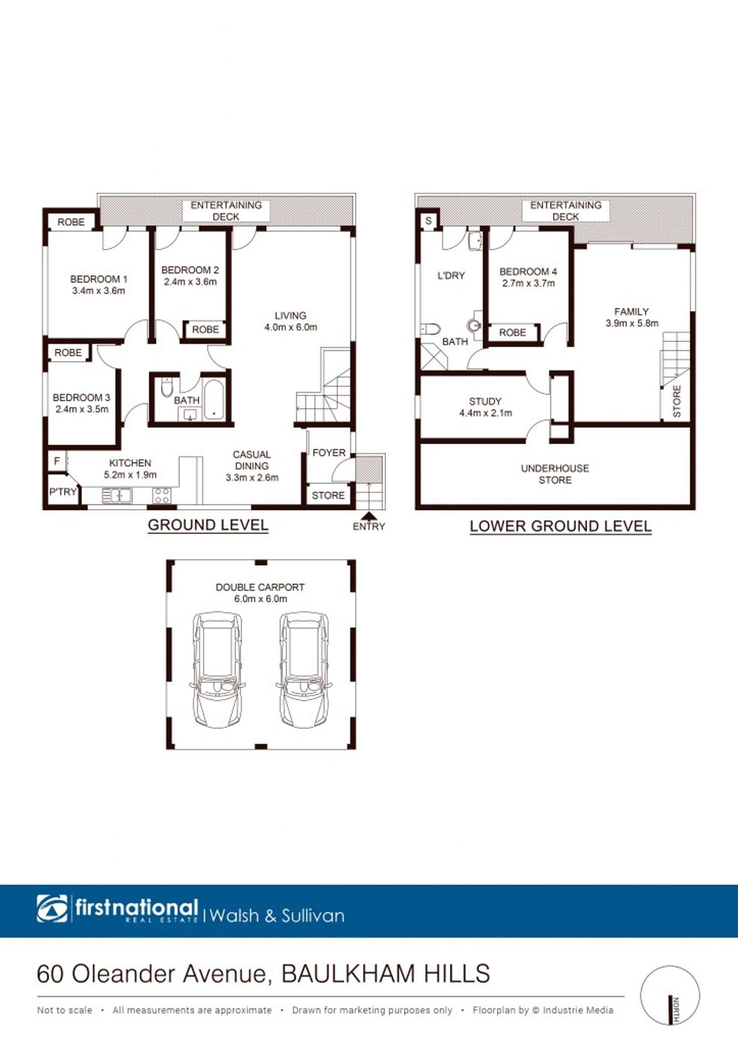 Floorplan of Homely house listing, 60 Oleander Ave, Baulkham Hills NSW 2153