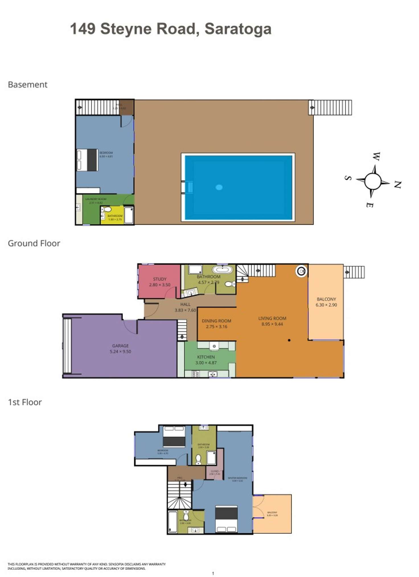 Floorplan of Homely house listing, 149 Steyne Rd, Saratoga NSW 2251