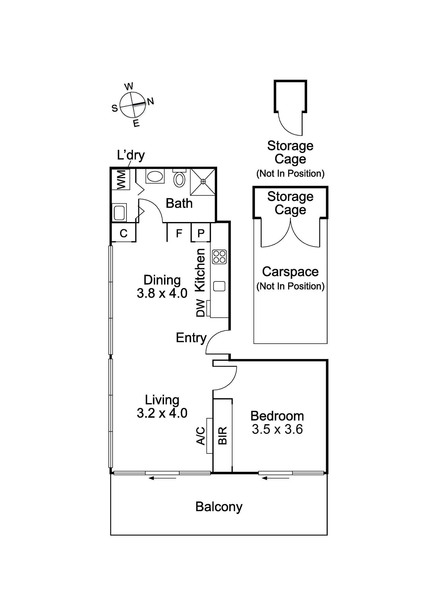 Floorplan of Homely apartment listing, 15/42 Kororoit Creek Road, Williamstown North VIC 3016